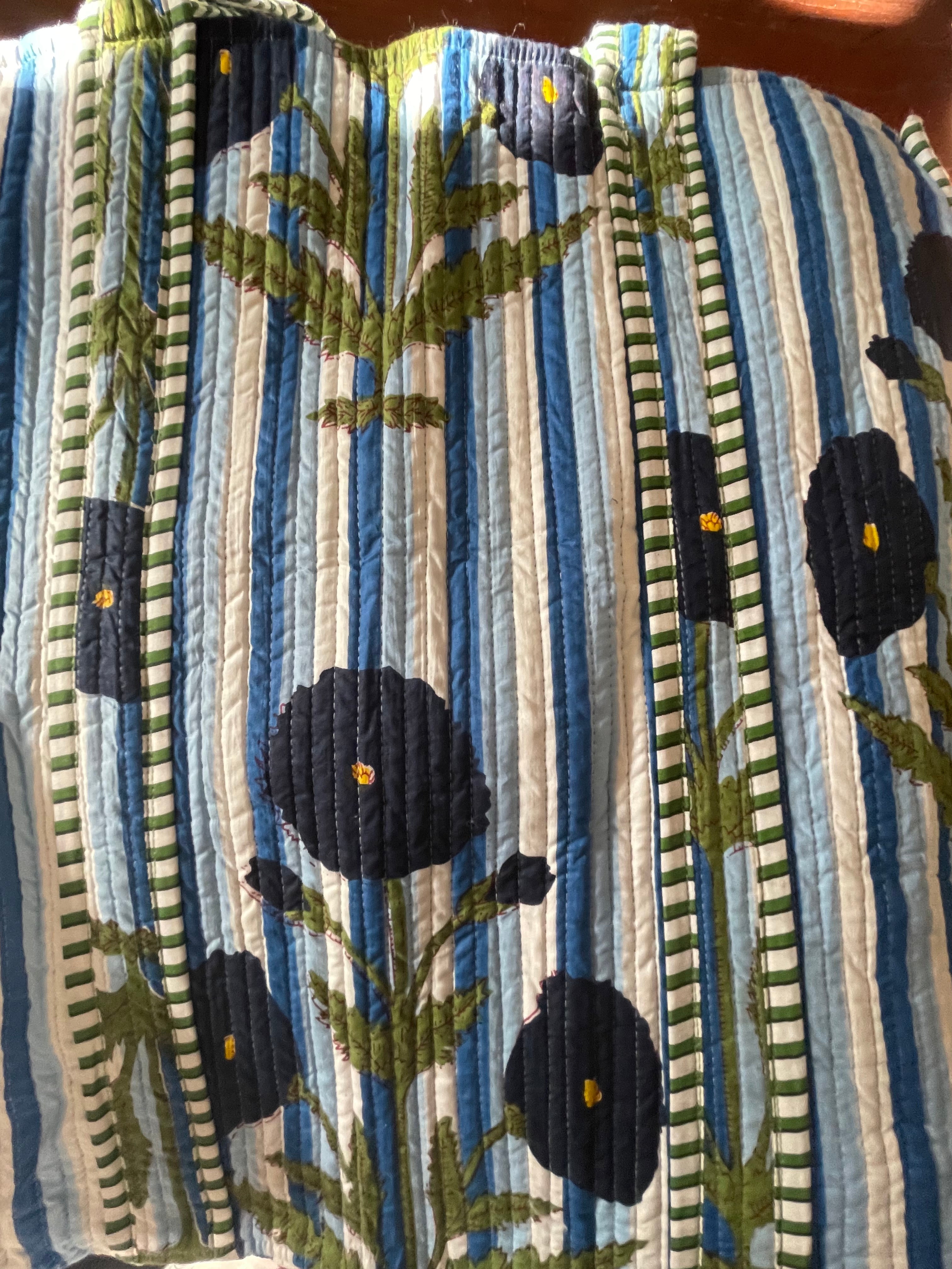 Tote Bag - Indigo Floral