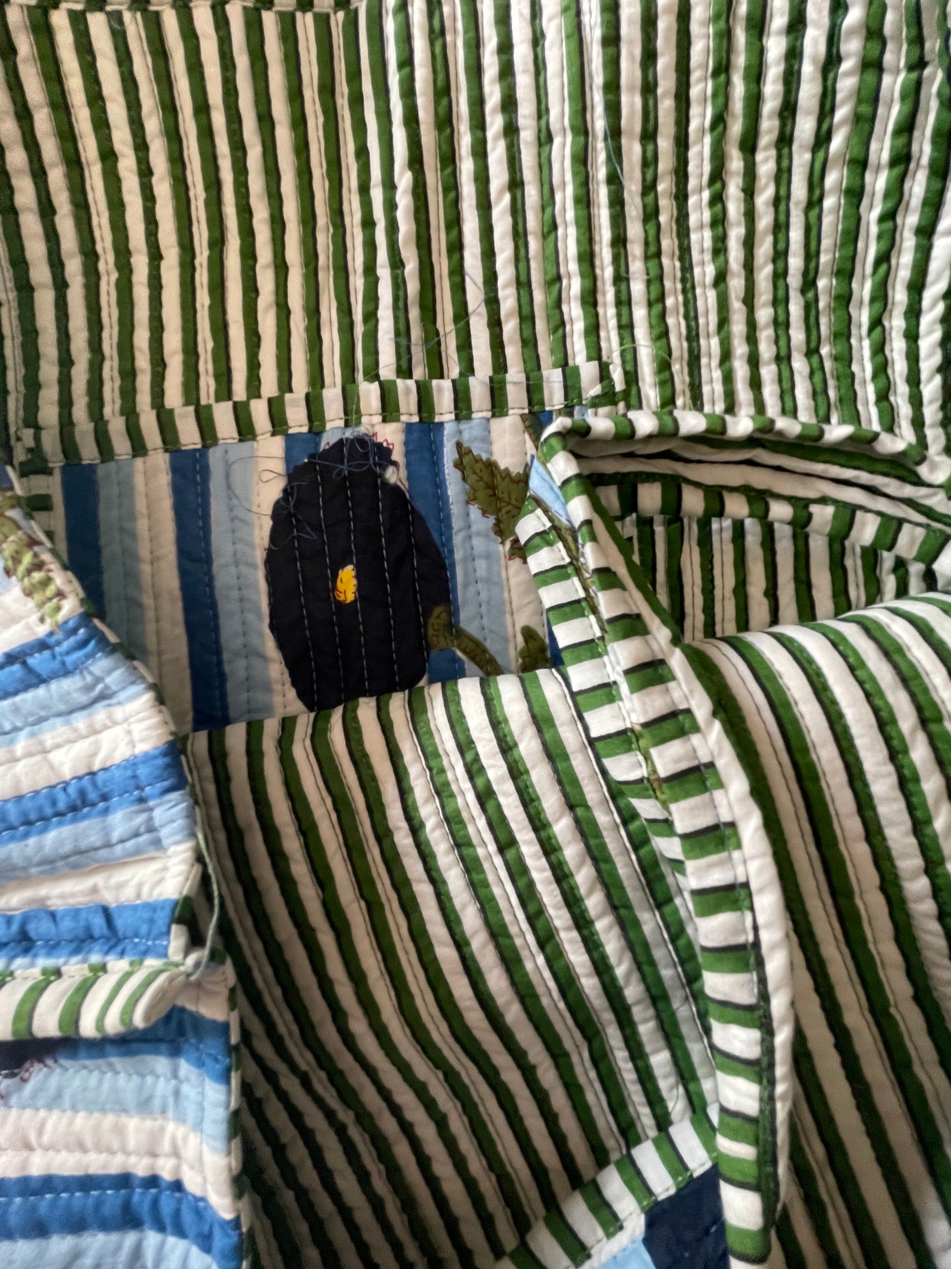 Tote Bag - Indigo Floral