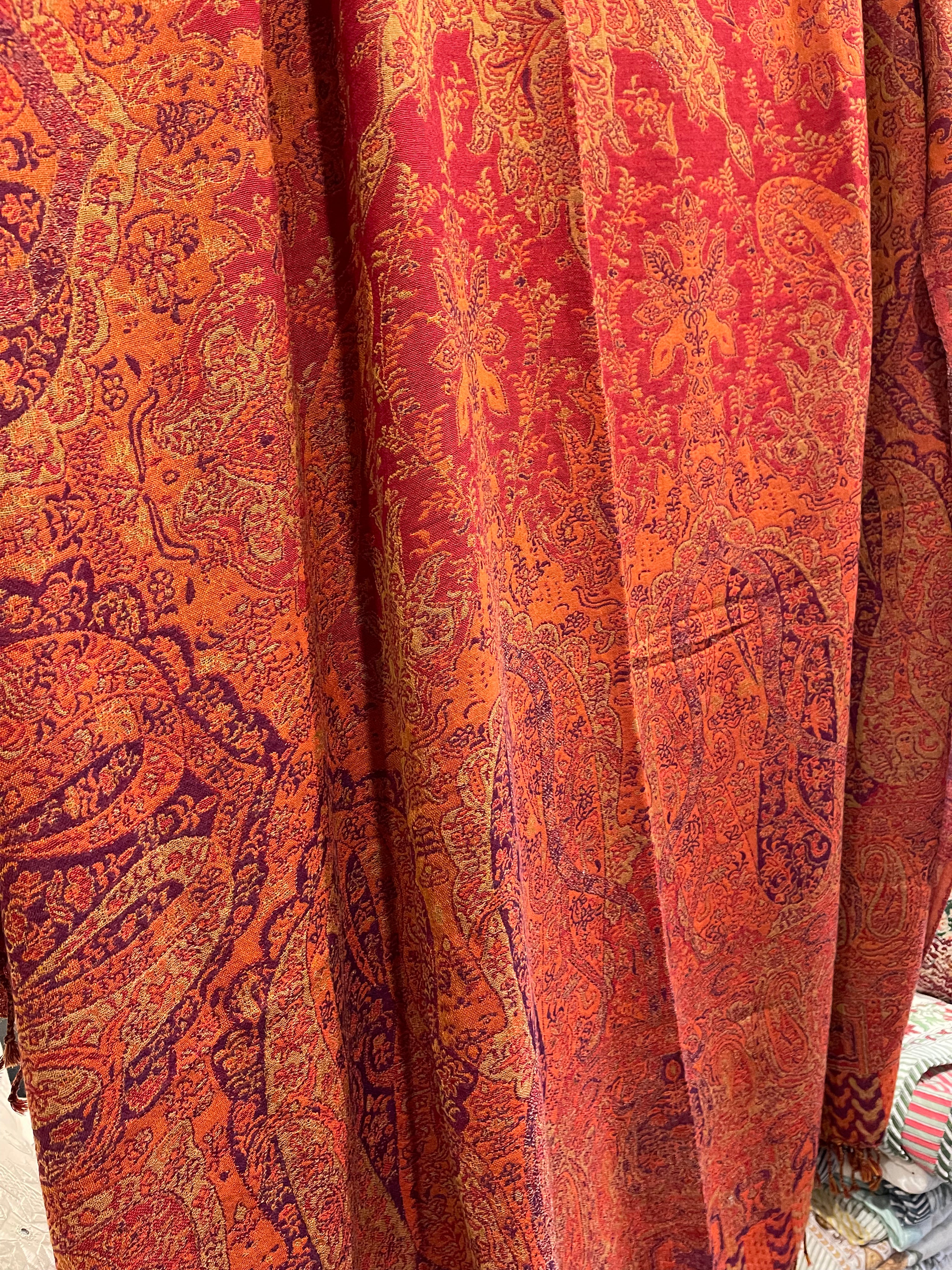 Fine Wool Jamdani Throw - Desert Star