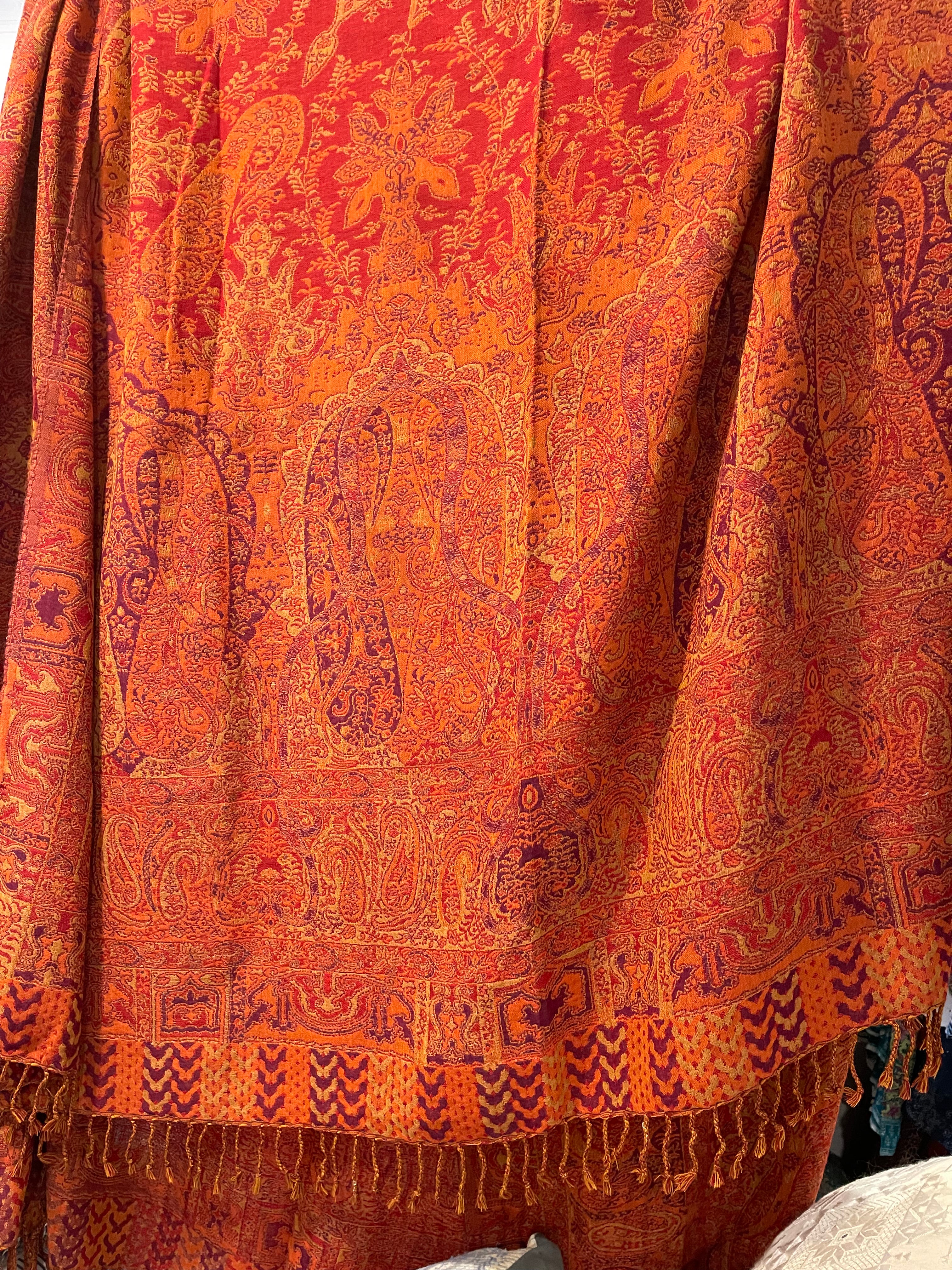 Fine Wool Jamdani Throw - Desert Star