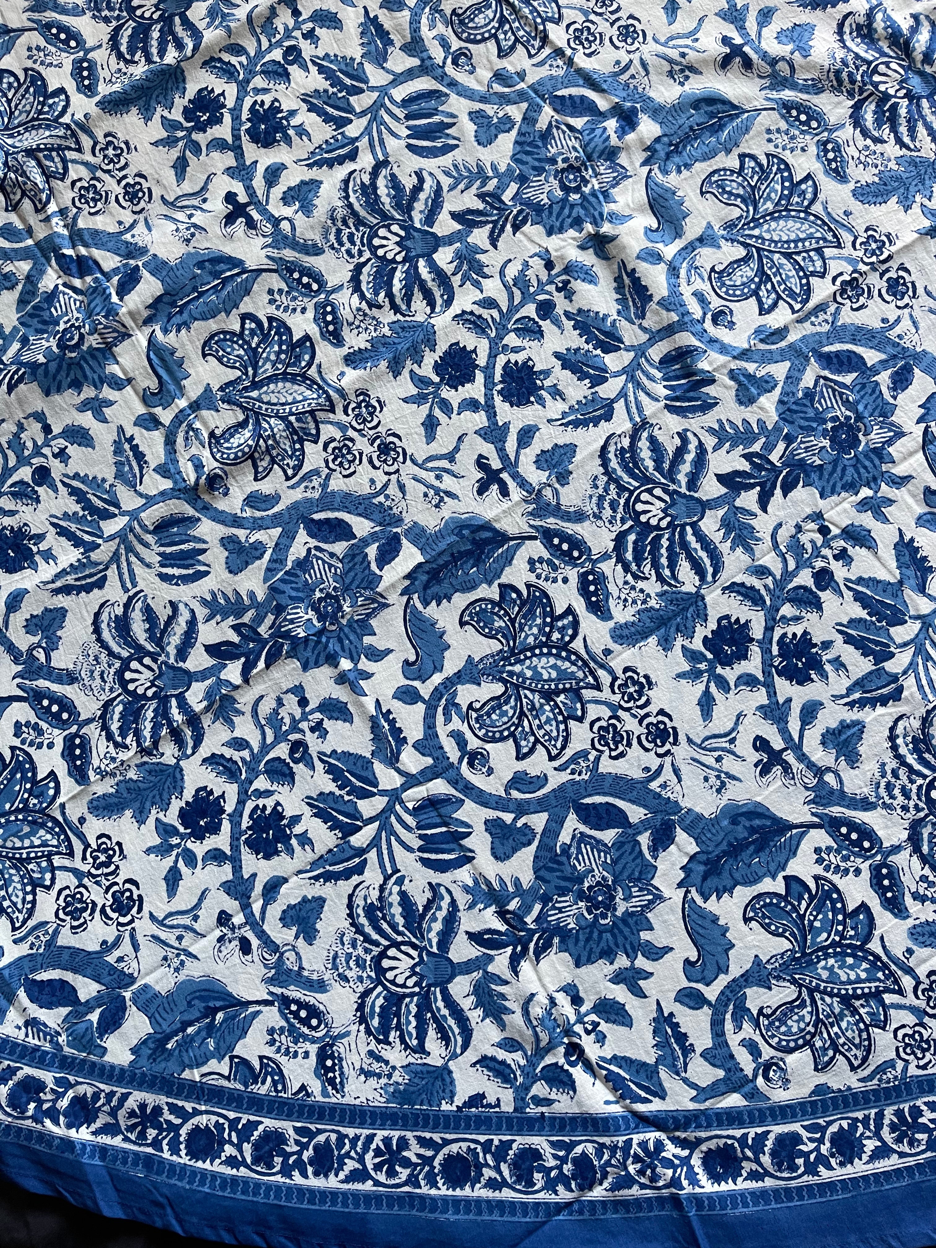 Tablecloth Round - French Blue
