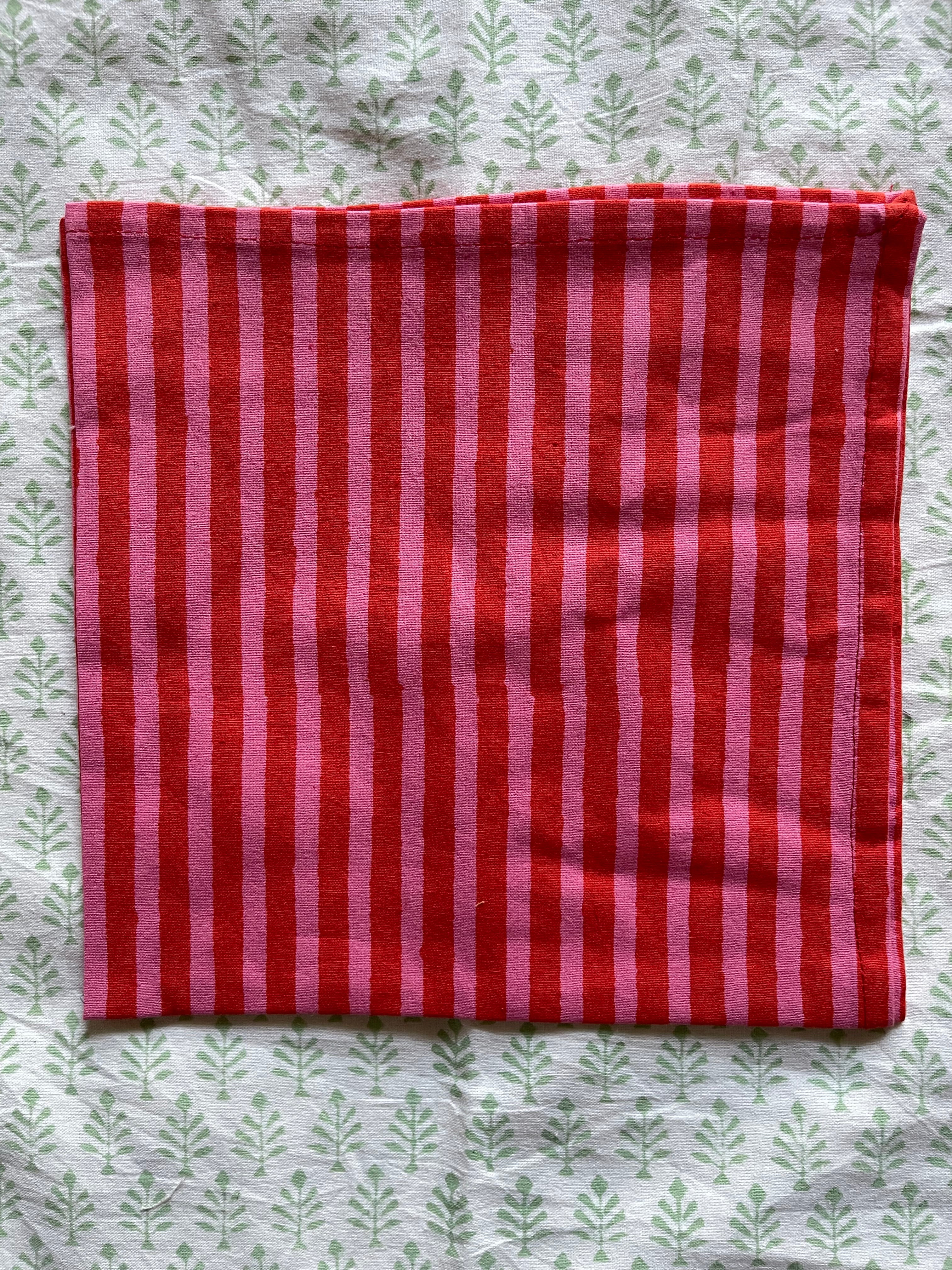 Napkins - Pink Stripe