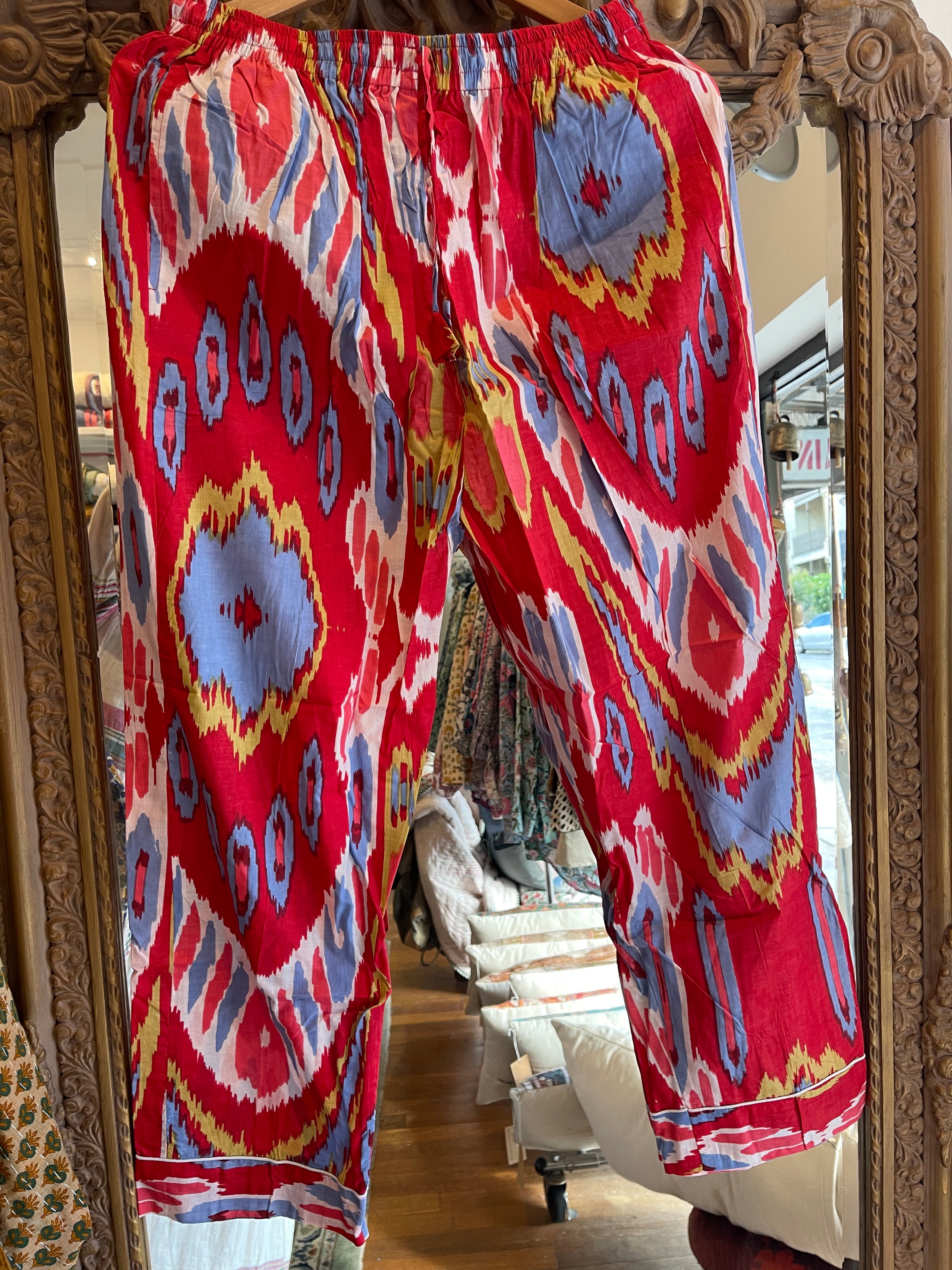 Pyjama - Ikat Red