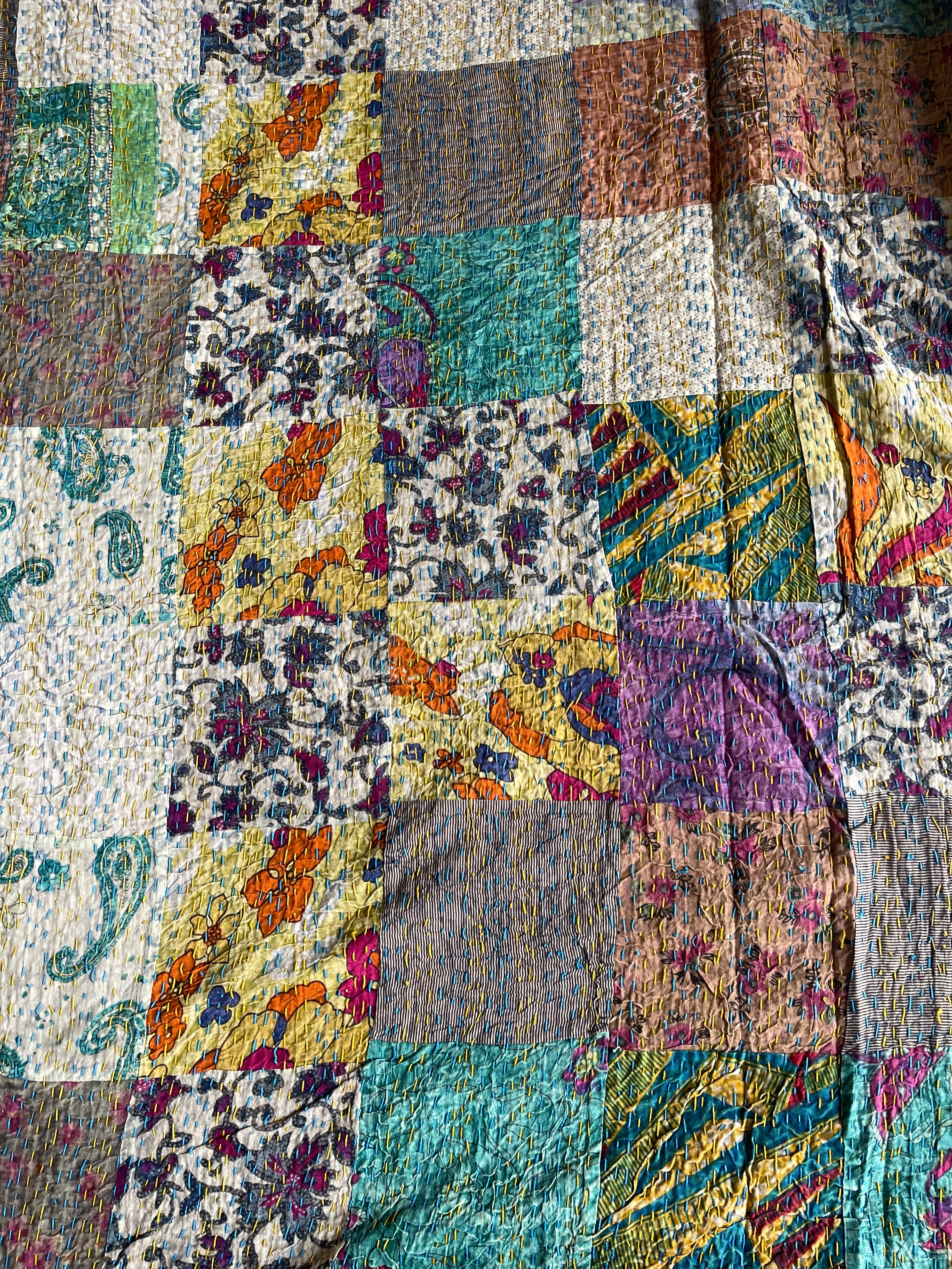 STONE WASHED Patchwork - Beach