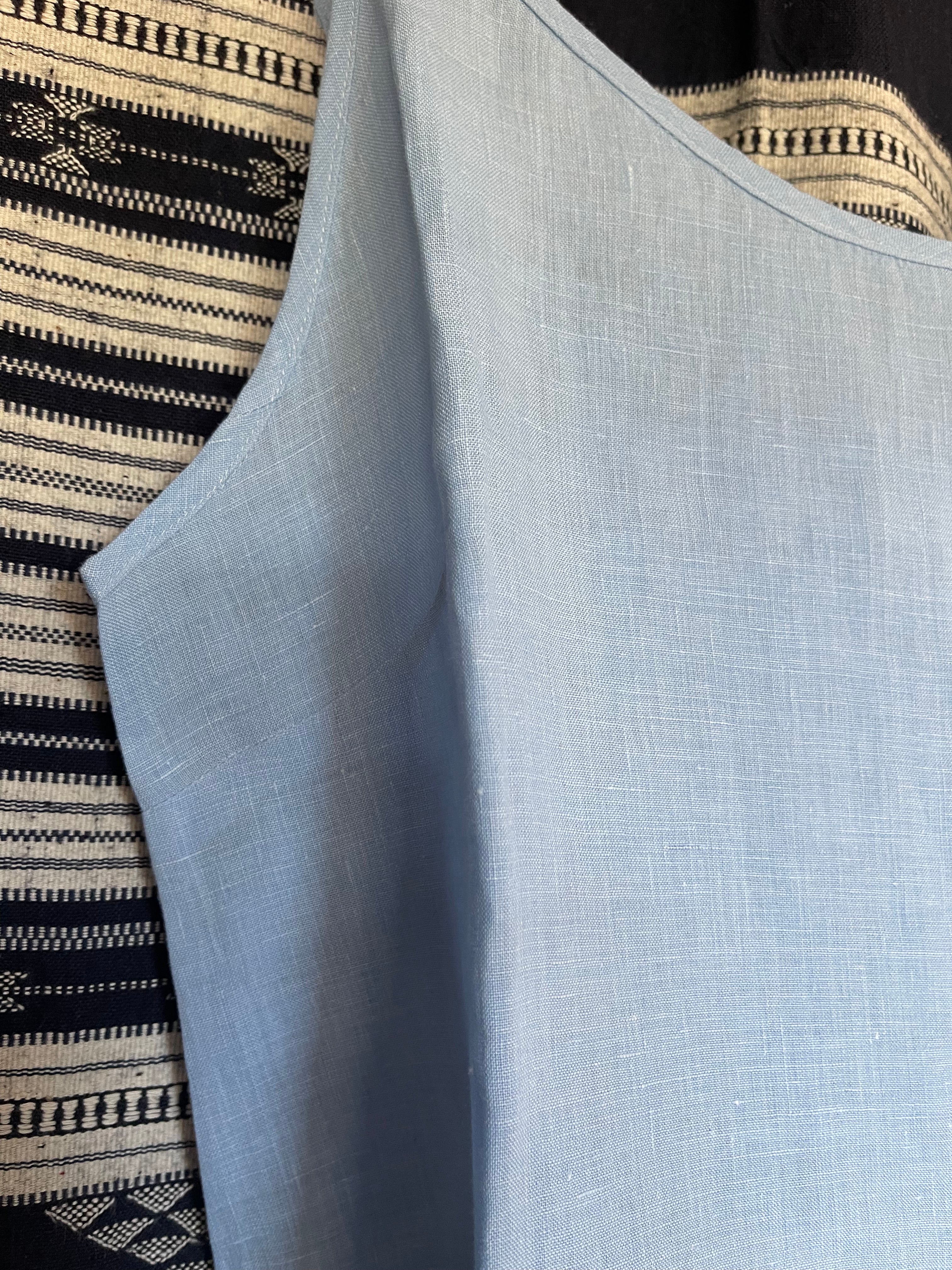 Slip Linen - Summer Blue