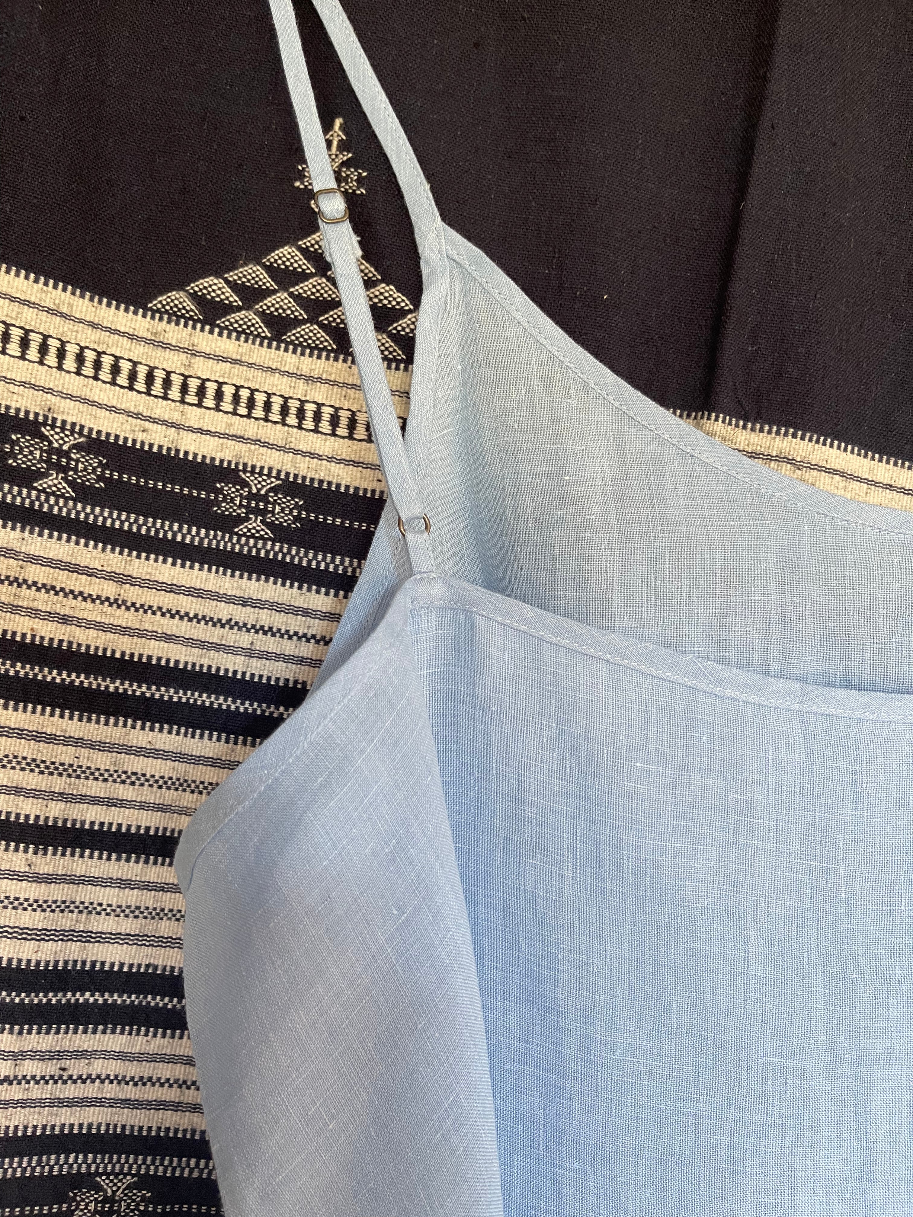 Slip Linen - Summer Blue