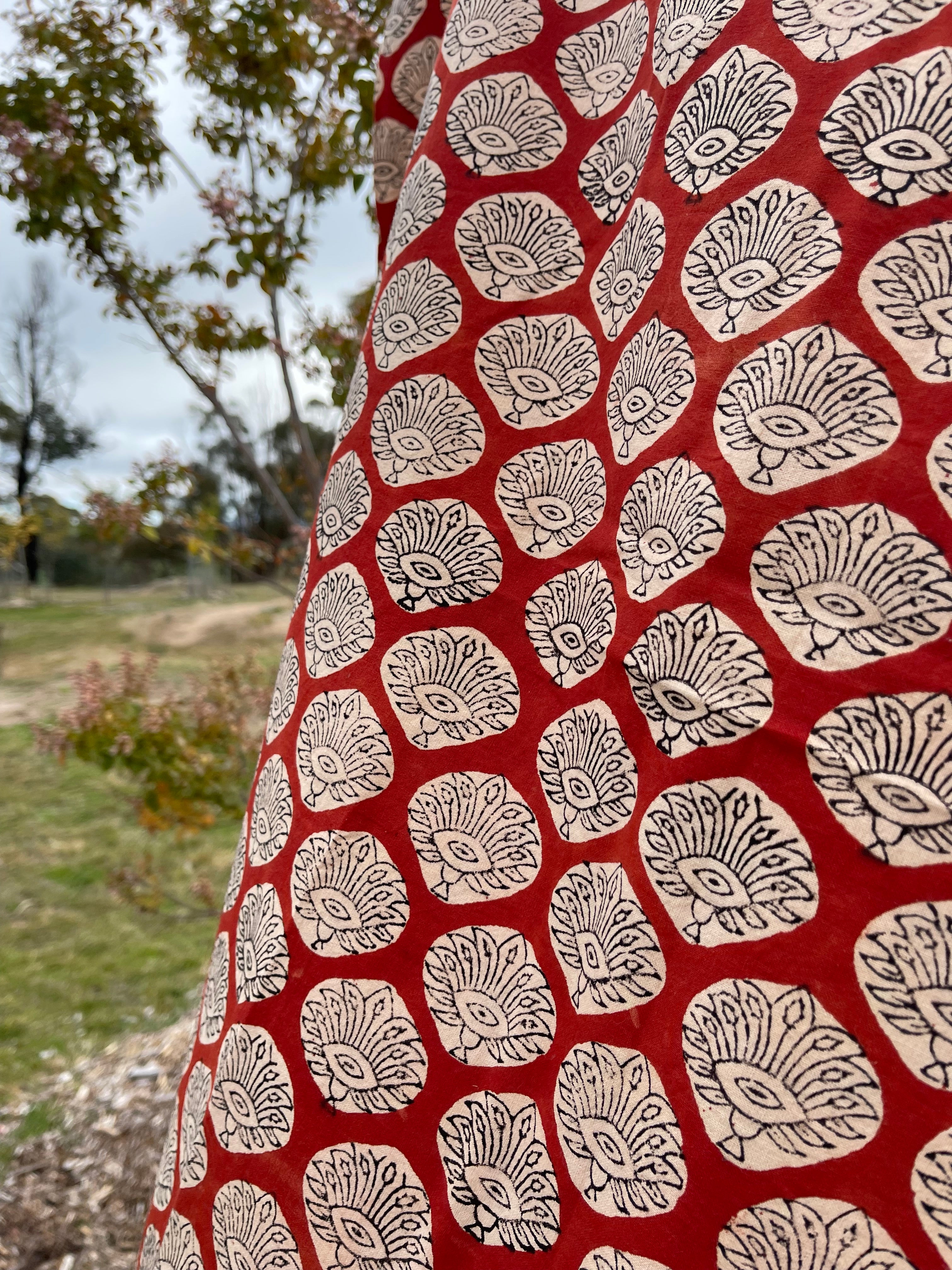 Tablecloth  Rectangular -  Red Flower