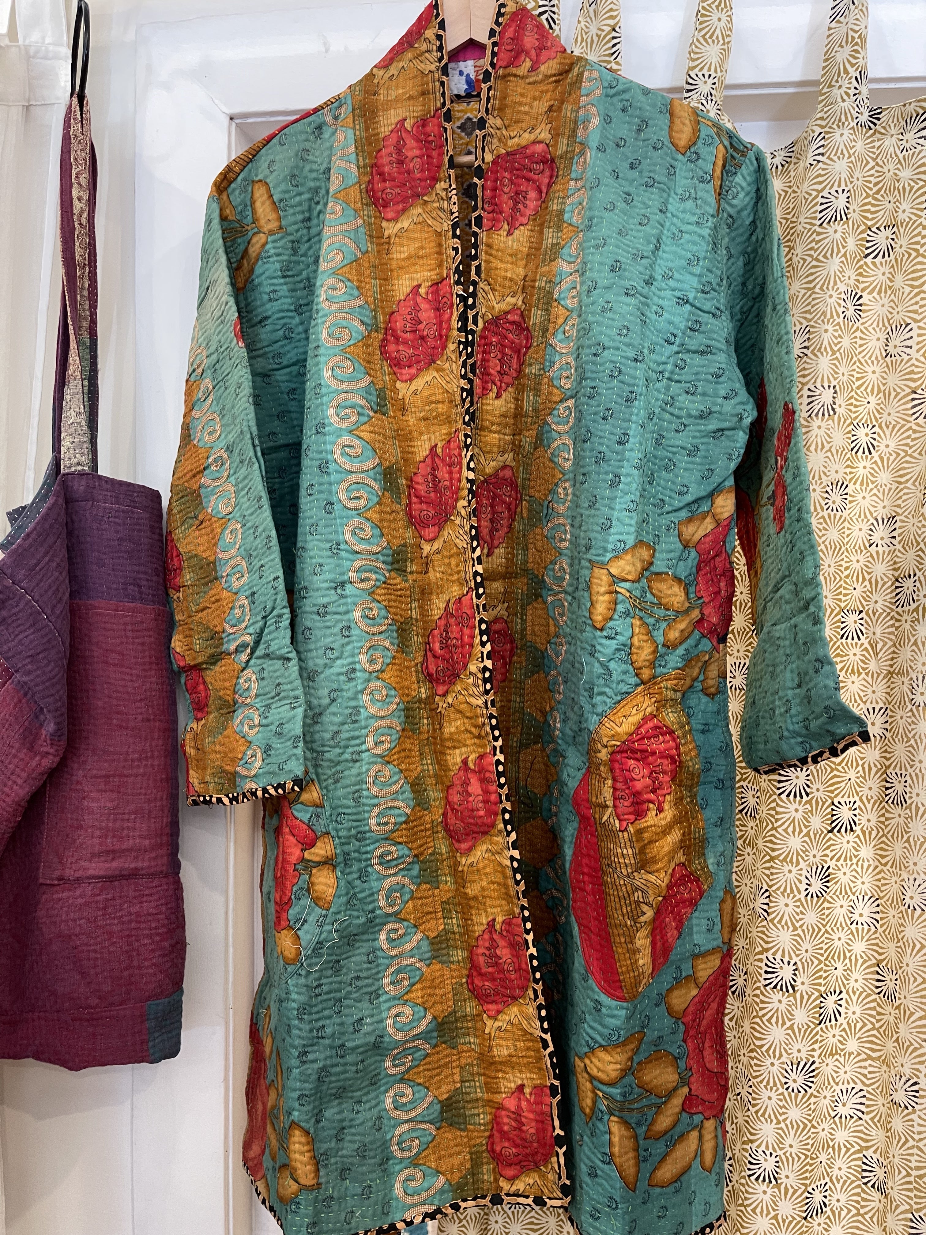 Vintage Kantha Jacket - ROSE