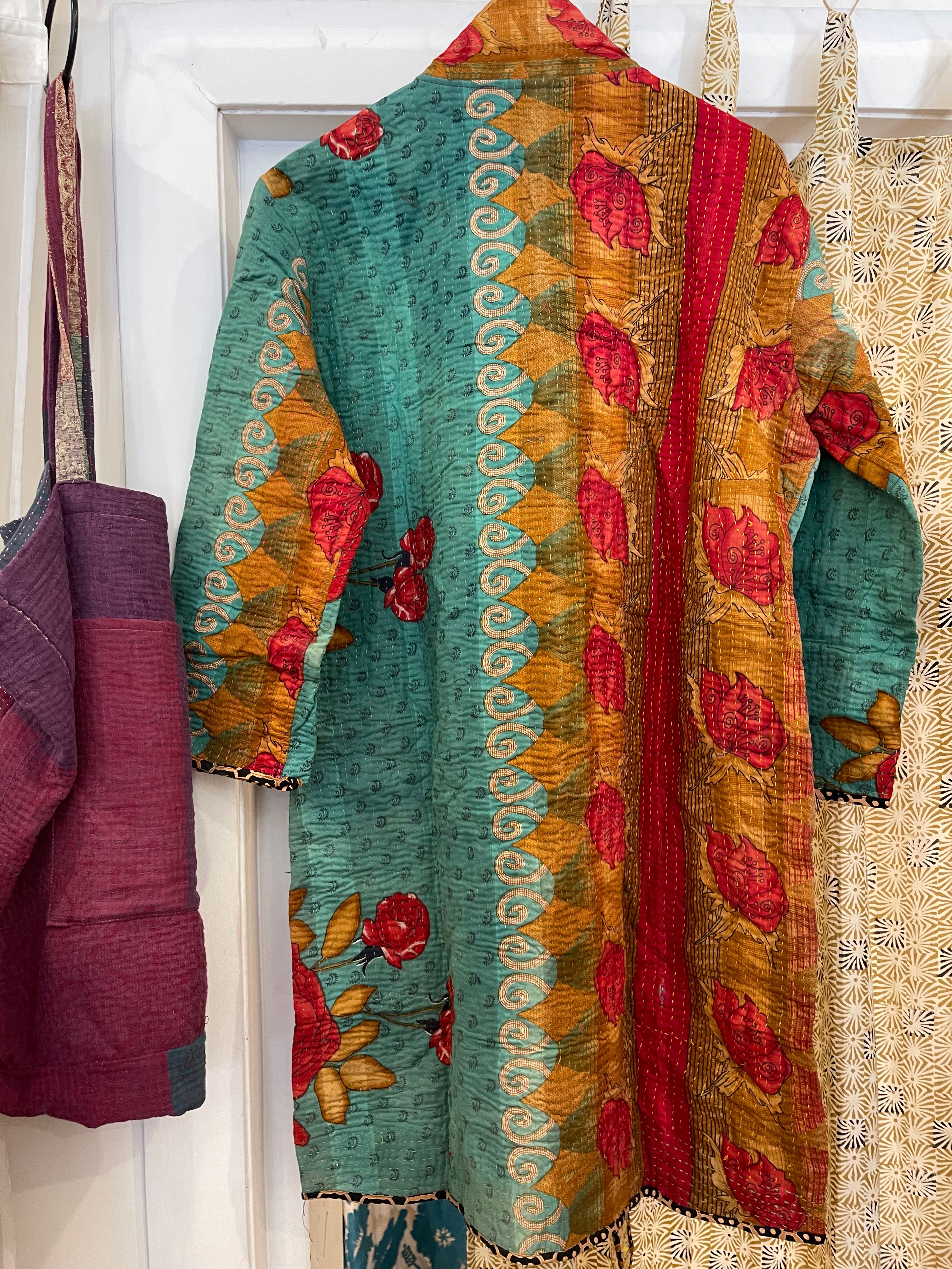 Vintage Kantha Jacket - ROSE