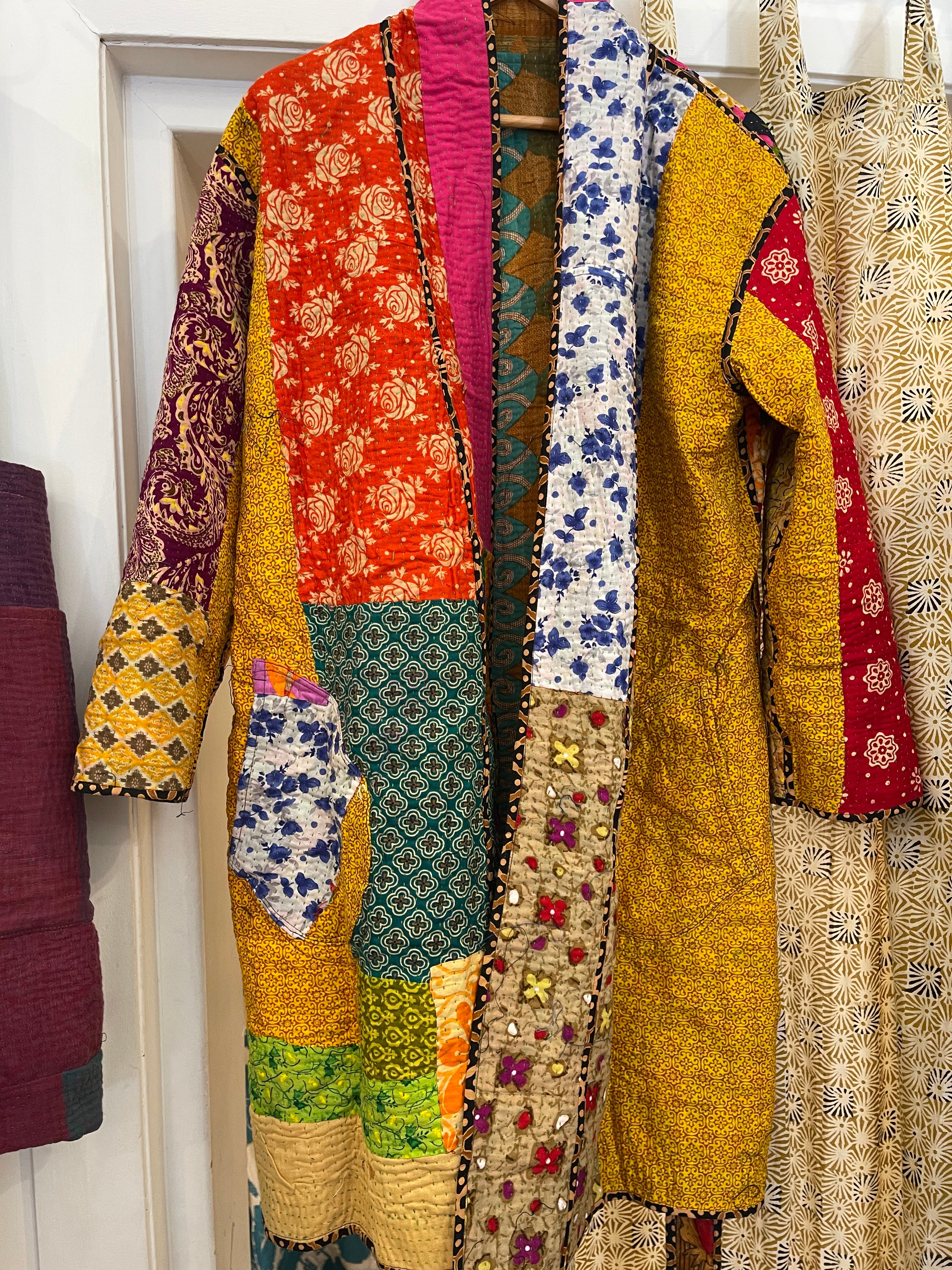 Vintage Kantha Jacket - ROSE