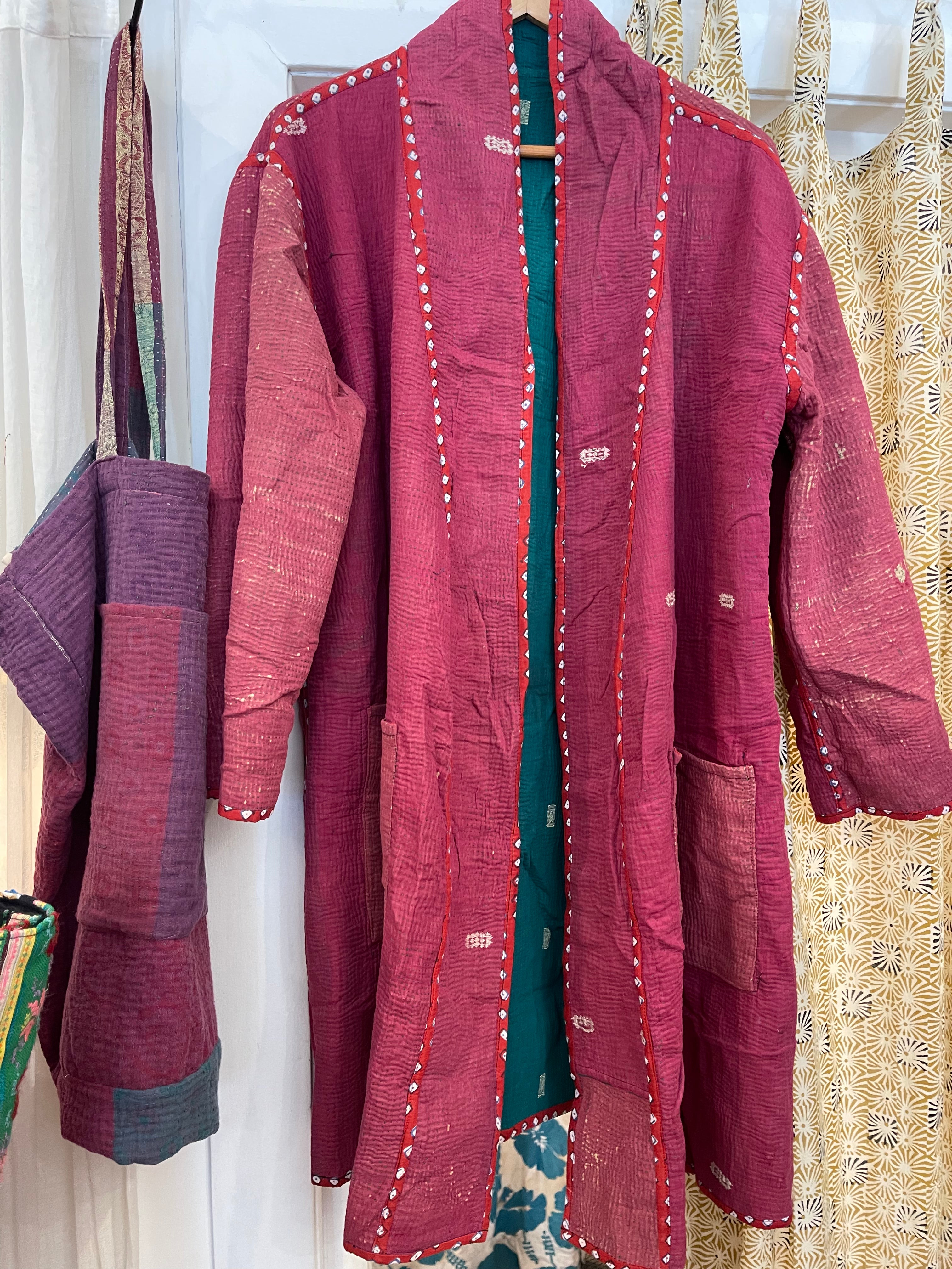 Vintage Kantha Jacket - GREENSLEEVES