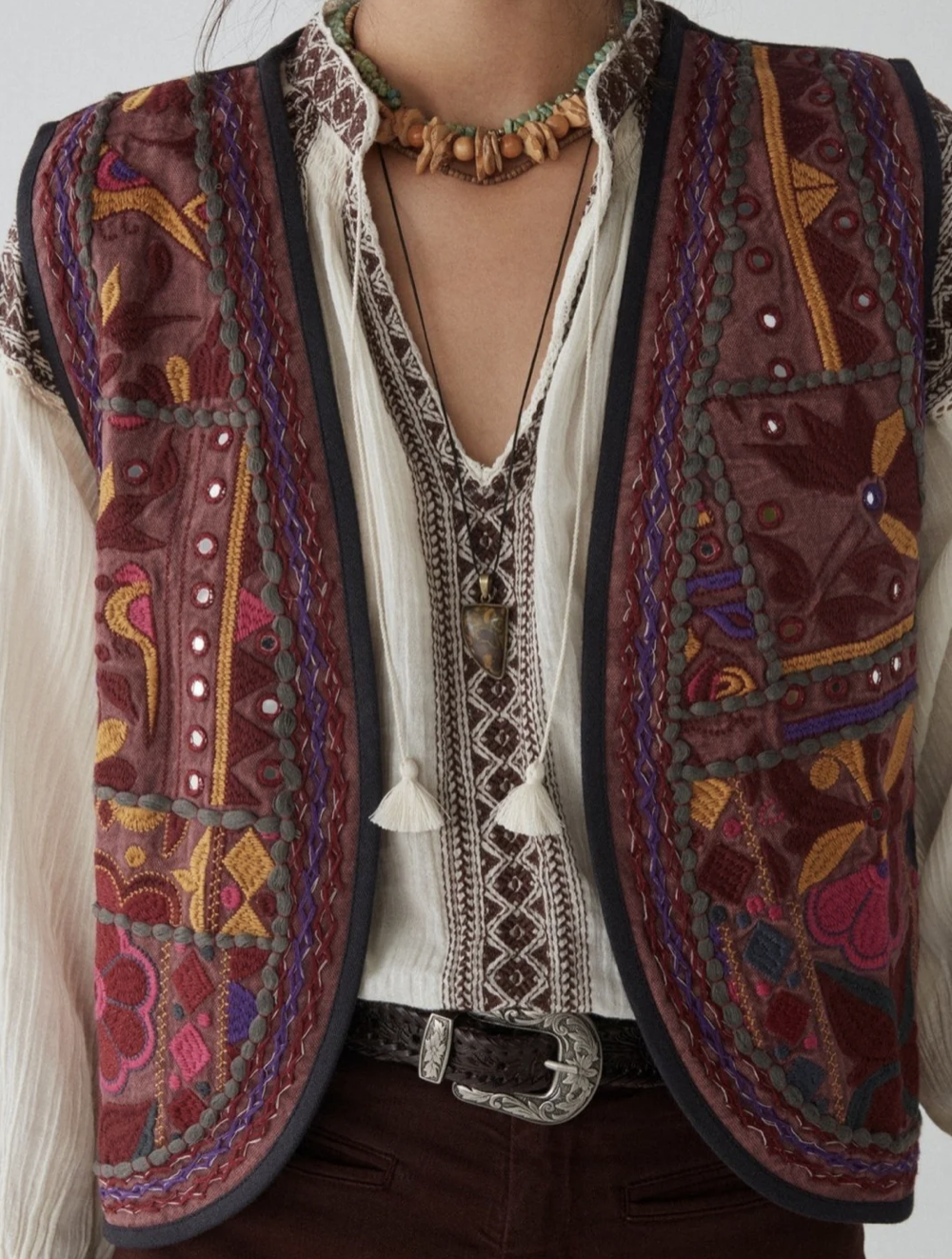 Payal Vest - Pushkar Grape