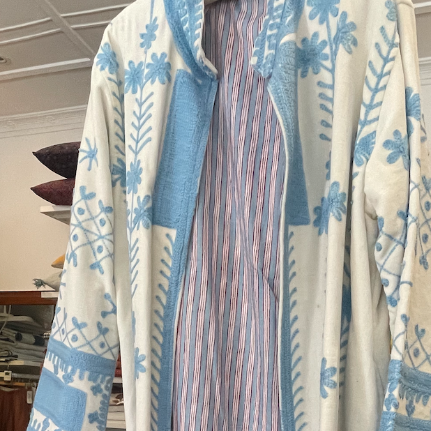 Chinoiserie Velvet Jacket - Scandi Snow