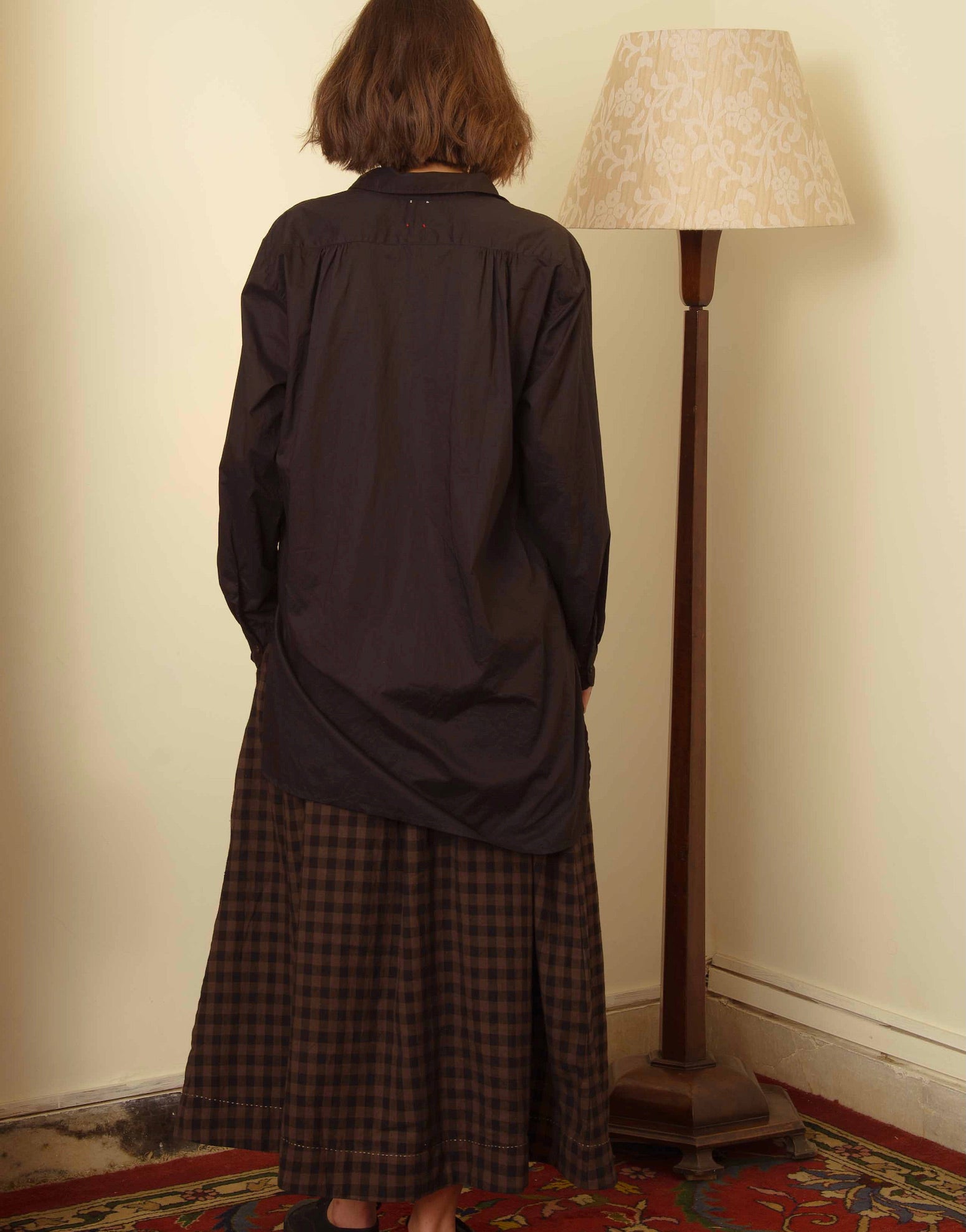 VETALI Cotton Blouse - Black