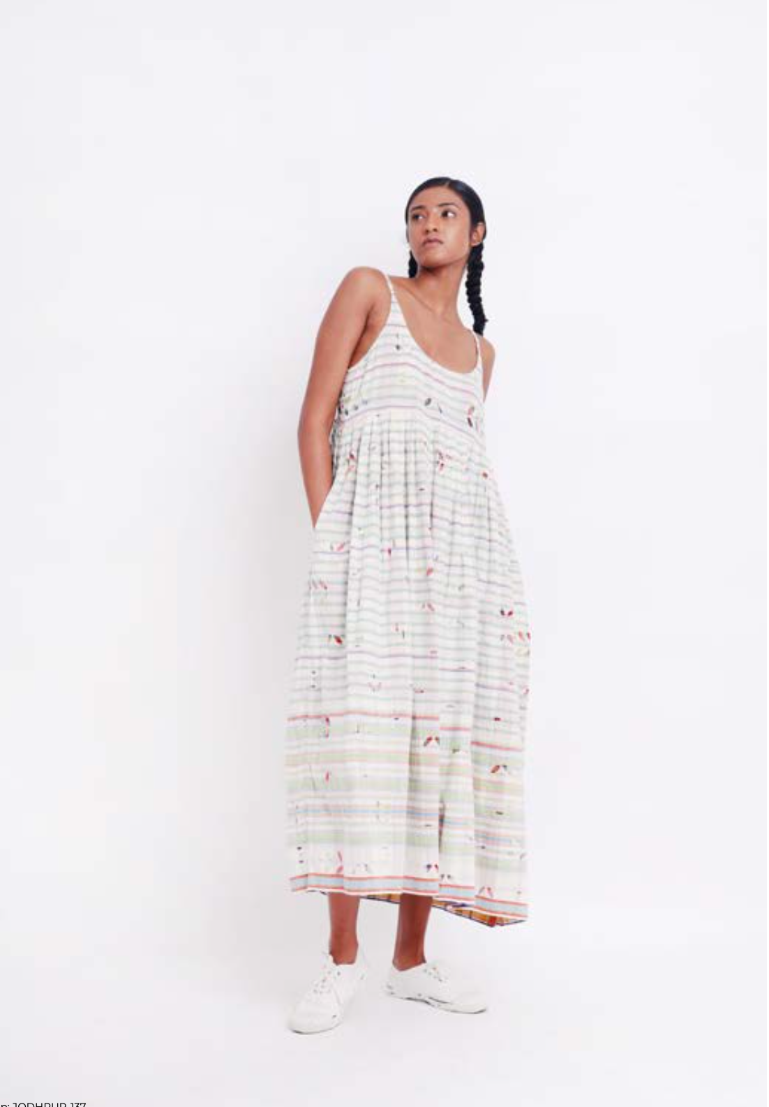 JODHPUR 137 - Cotton Applique Dress