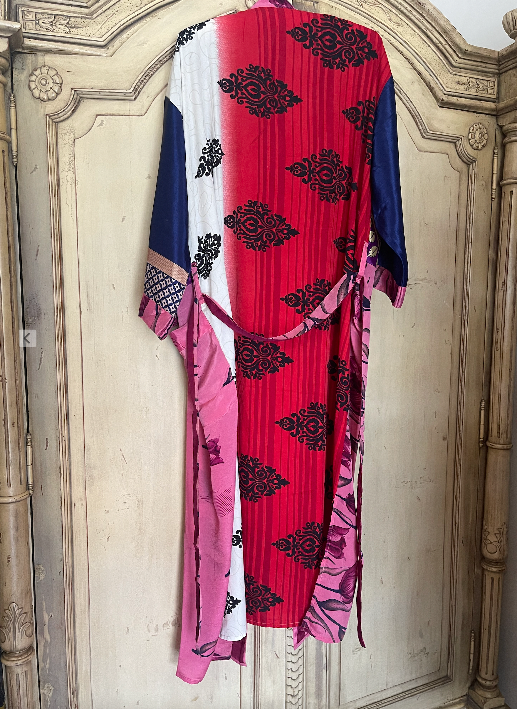 SILK SARI JACKET - Midnight at the Theatre