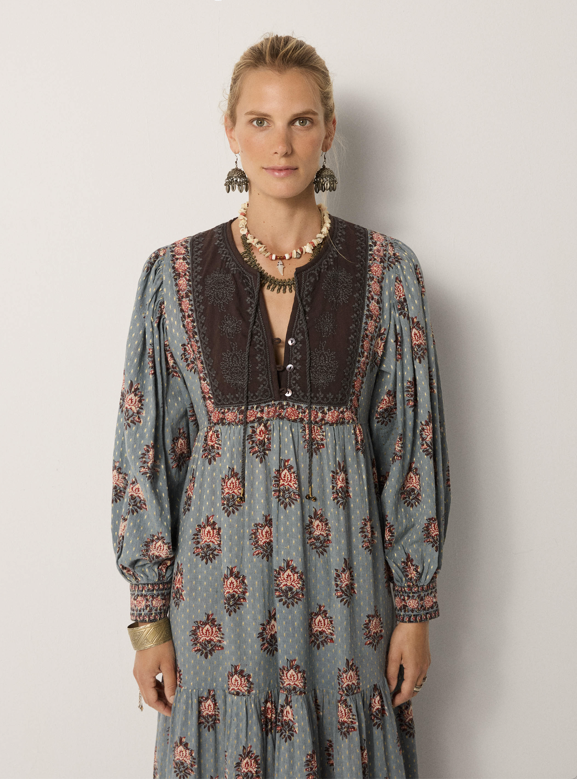 Allegra Dress - Cerulean Mist