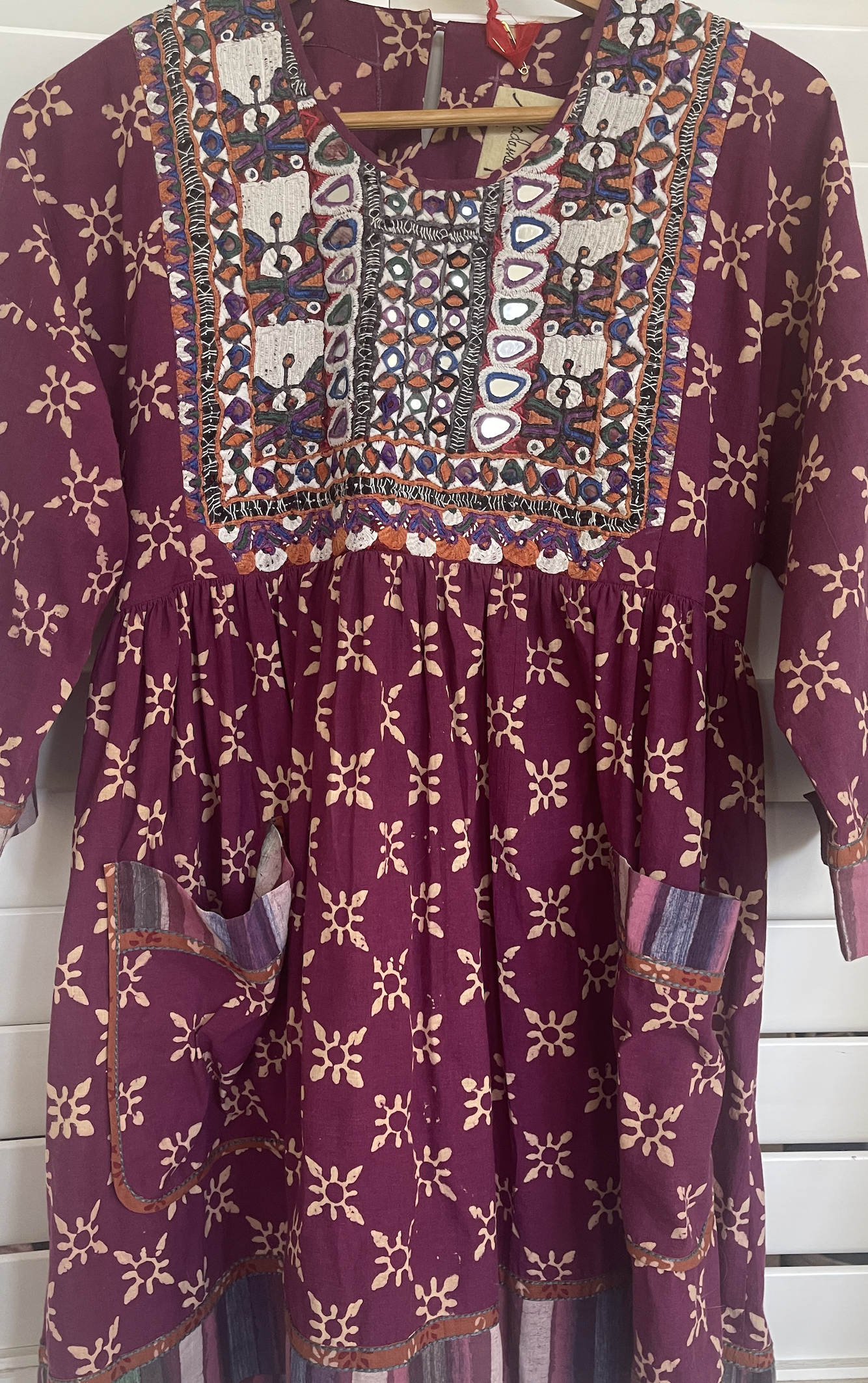 JAT EMBROIDERY TOP - Grape