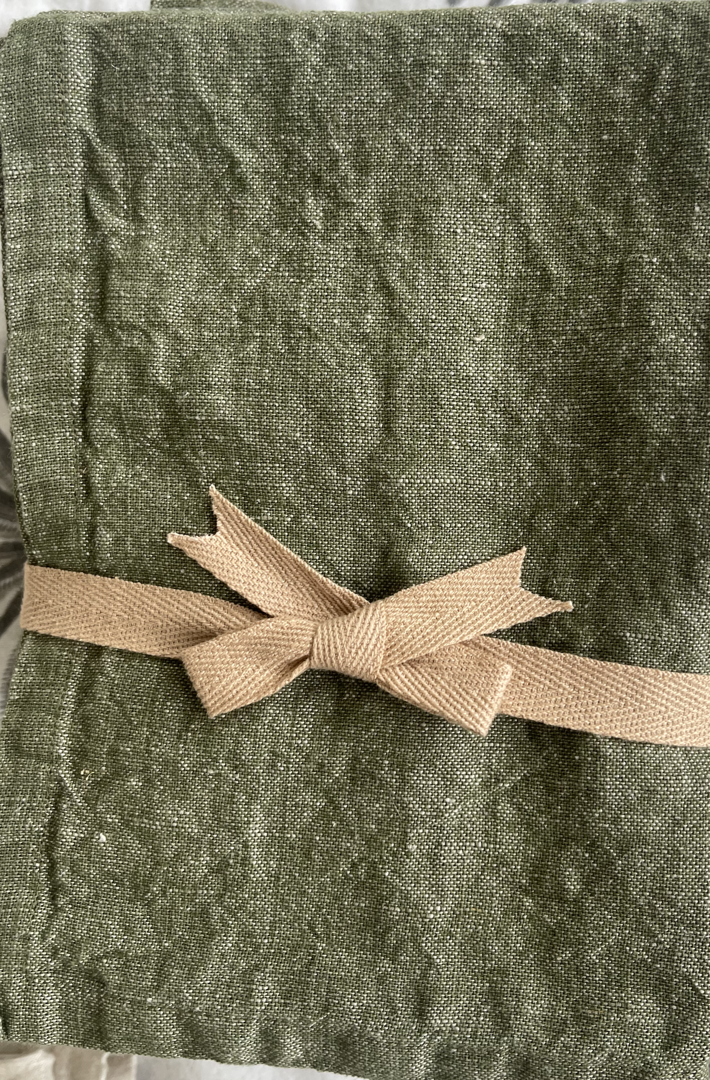 Mediterranean Napkins | Cotton/Linen Olive