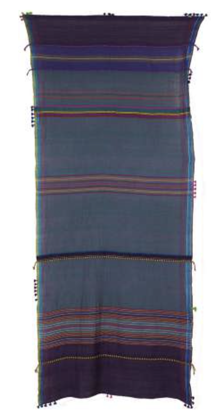 MIRAJ 145 Woollen Scarf - Sea Mist