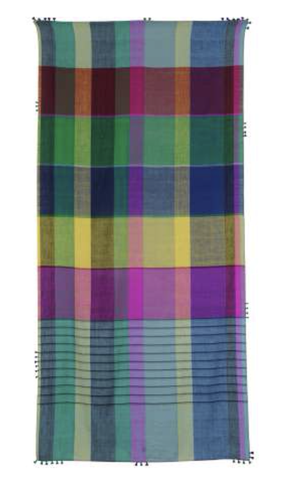 MIRAJ 138 Cashmere Scarf - Plaid