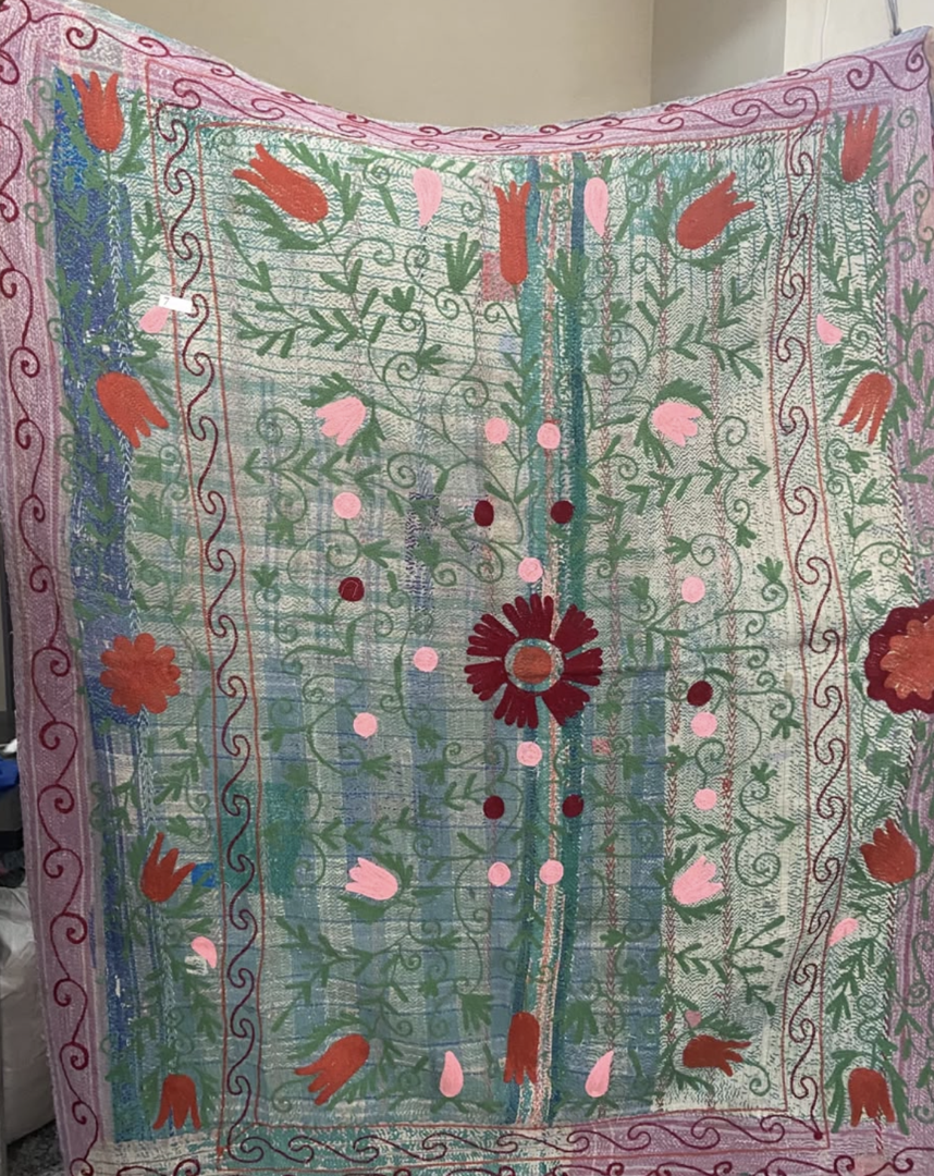 Suzani Vintage Kantha - ISLAND GETAWAY