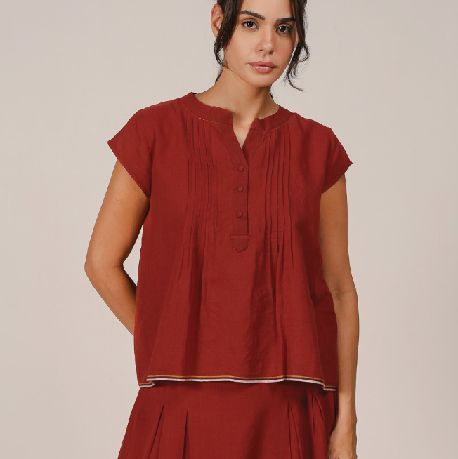 ELSA Cotton TOP - Rust