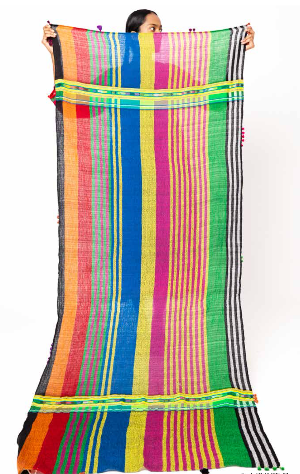 FOLKLORE 121 - Wool Wrap Stripes