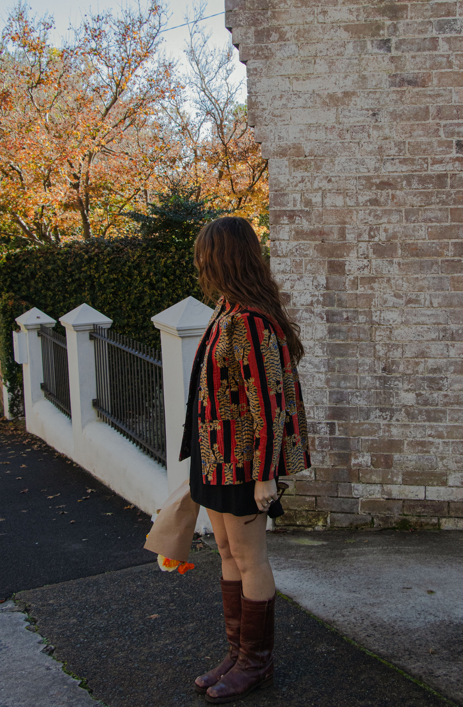 Velvet Stripe Jacket - Climbing Tiger Midnight