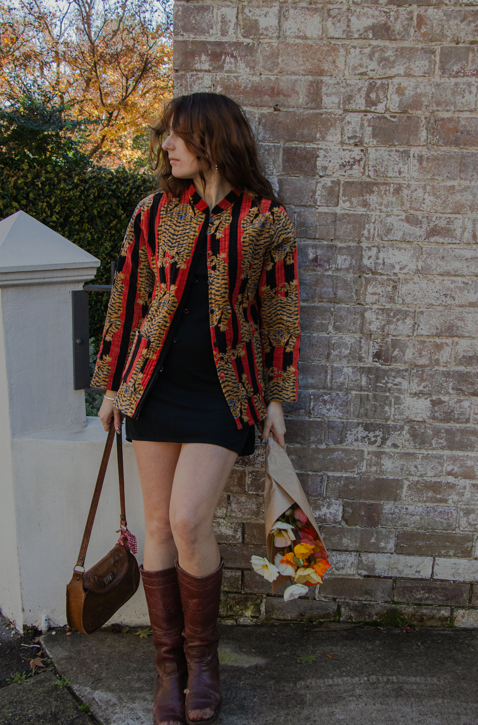 Velvet Stripe Jacket - Climbing Tiger Midnight