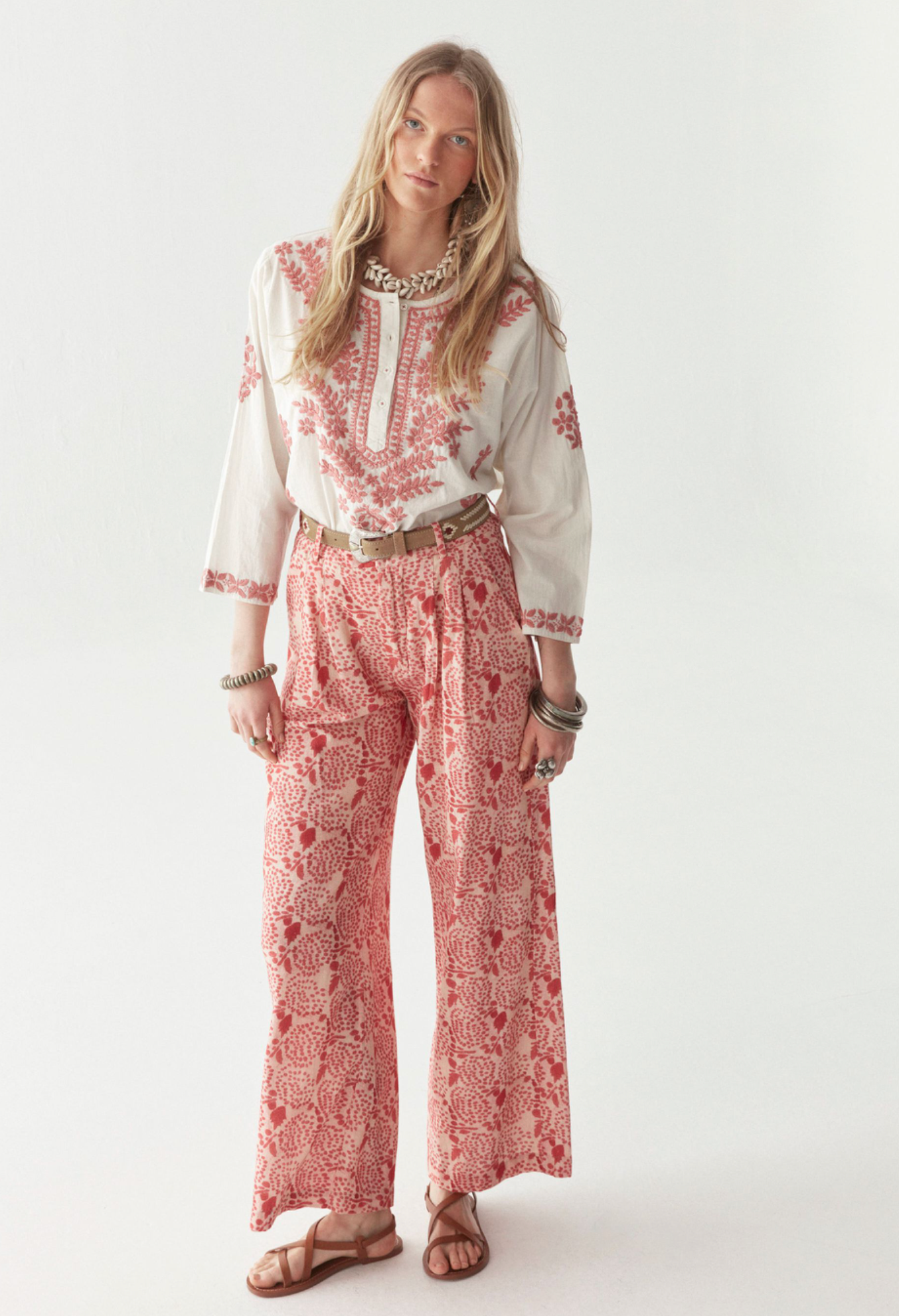 SHYLA BLOUSE - Chikan Blossom