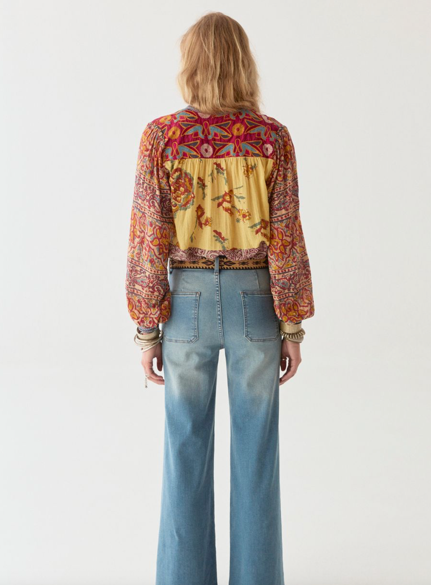 LEANDRA BLOUSE - Mullumbimby Patchwork