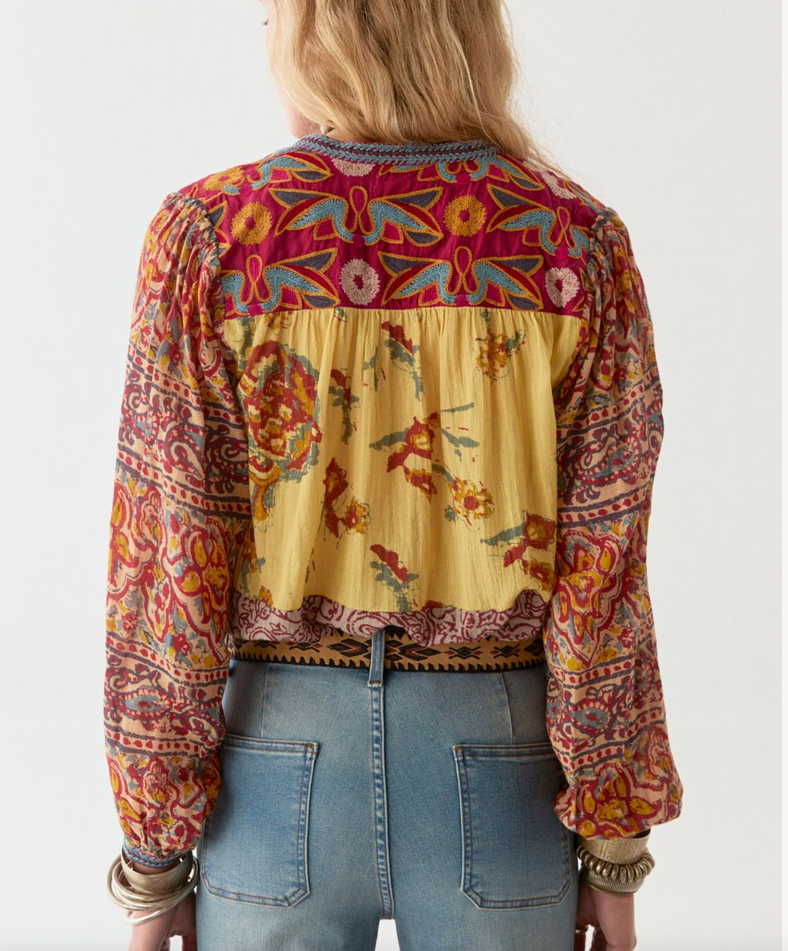 LEANDRA BLOUSE - Mullumbimby Patchwork