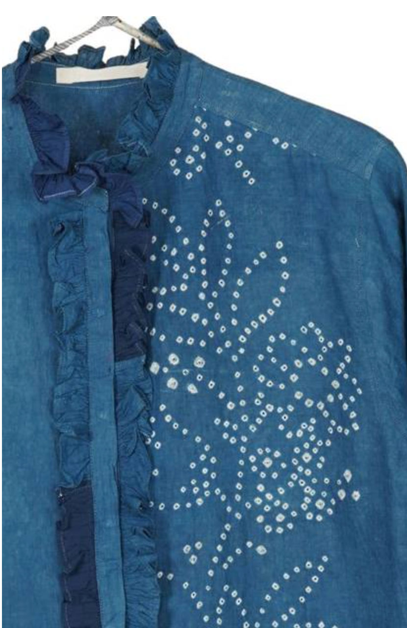 AMBER 53 - Soft Blue Indigo Shirt
