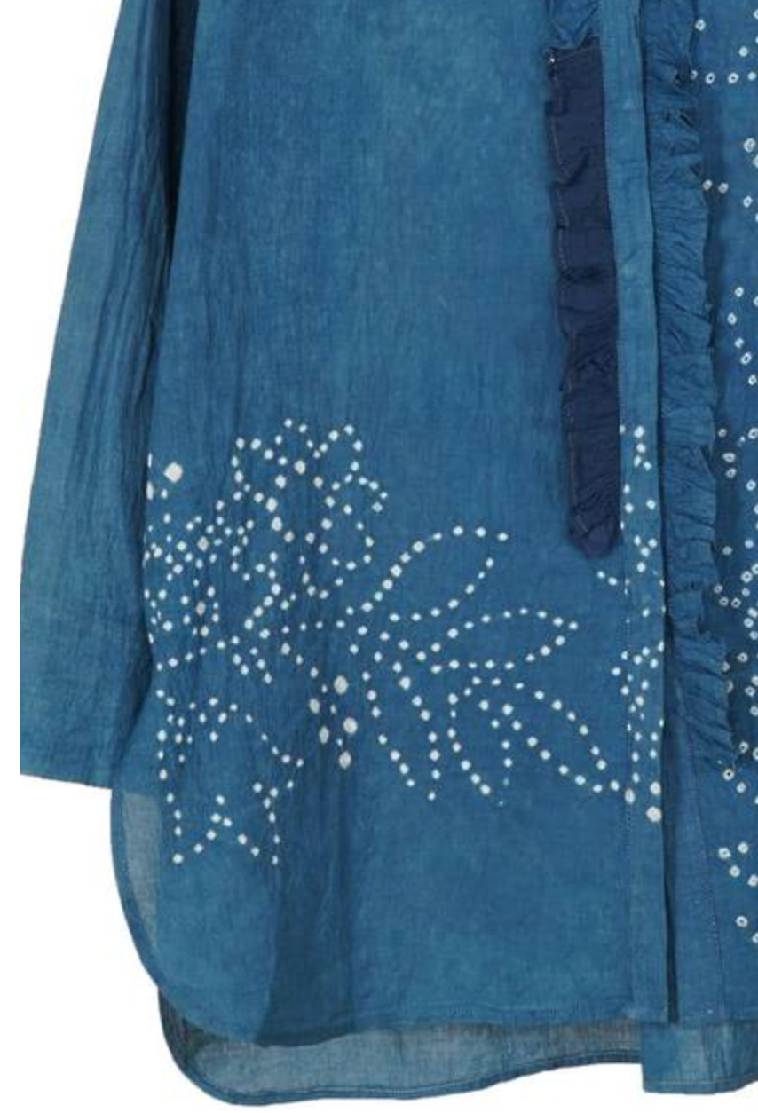 AMBER 53 - Soft Blue Indigo Shirt