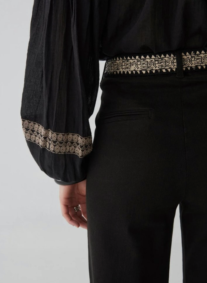 Tina Blouse - Charcoal