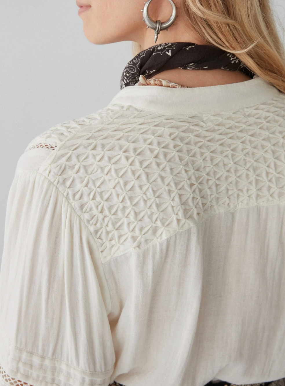 Angela Blouse - Meringue Cream 2