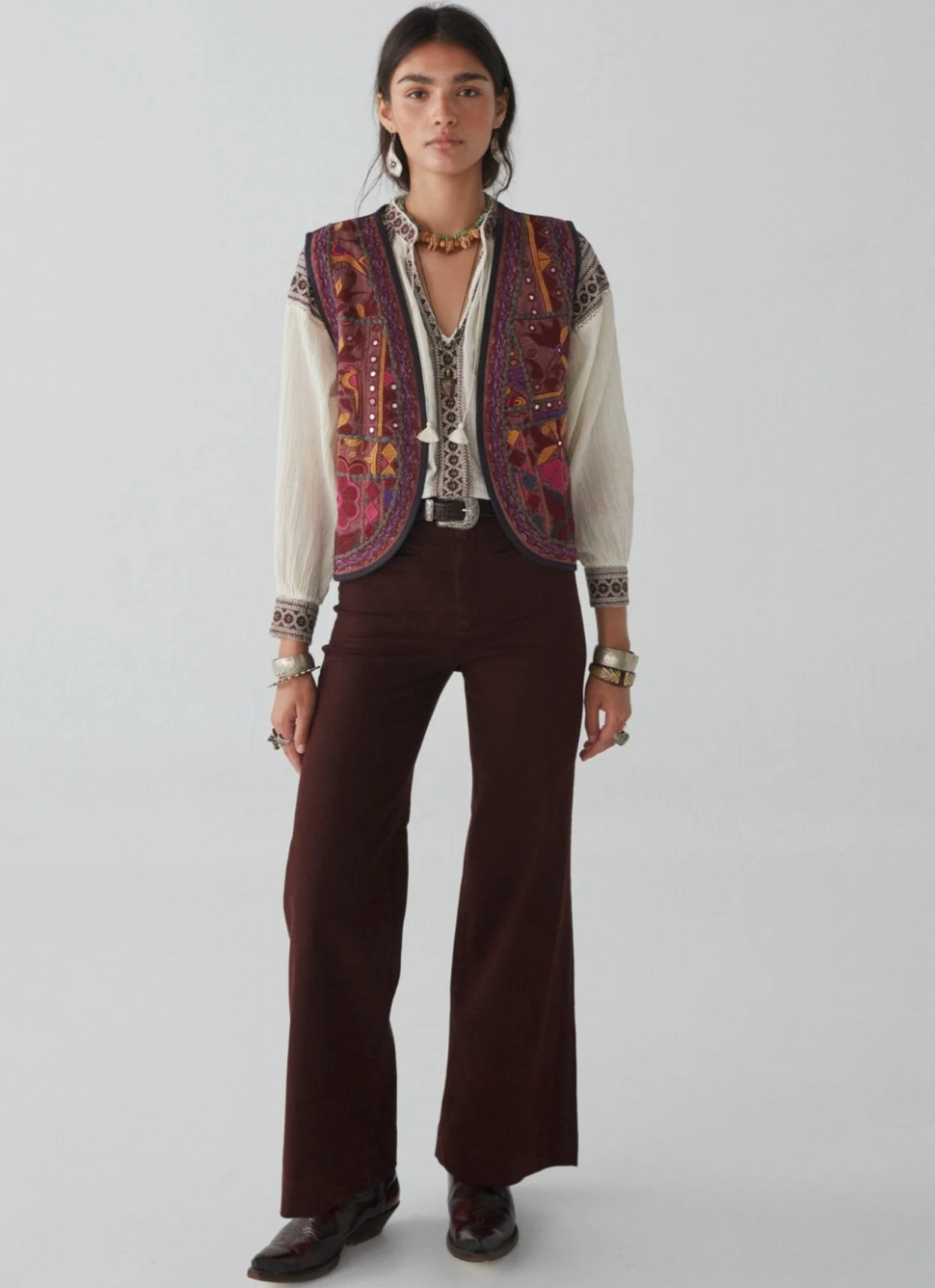 Payal Vest - Pushkar Grape