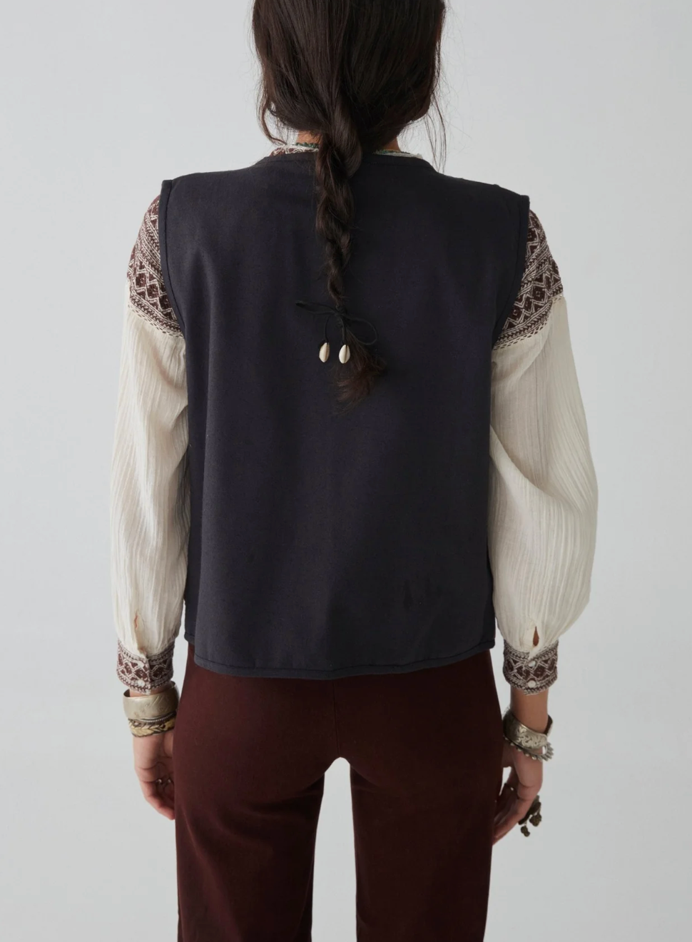 Payal Vest - Pushkar Grape