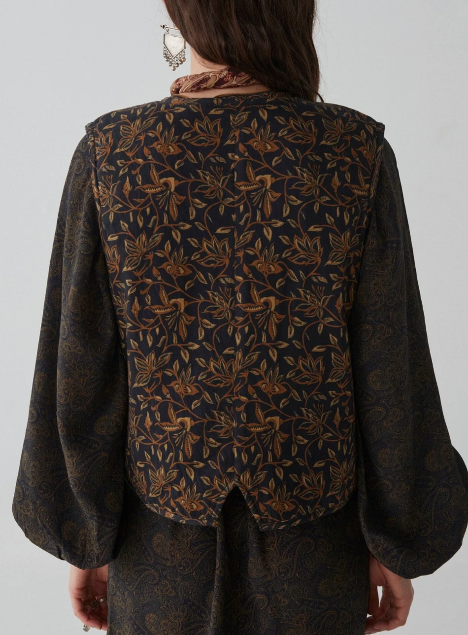 Dylan Vest - Cachemira Moutarde