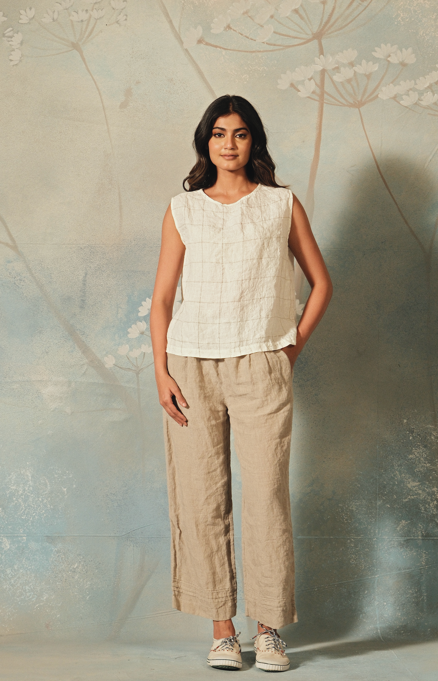 BALA Linen Pants - Stone