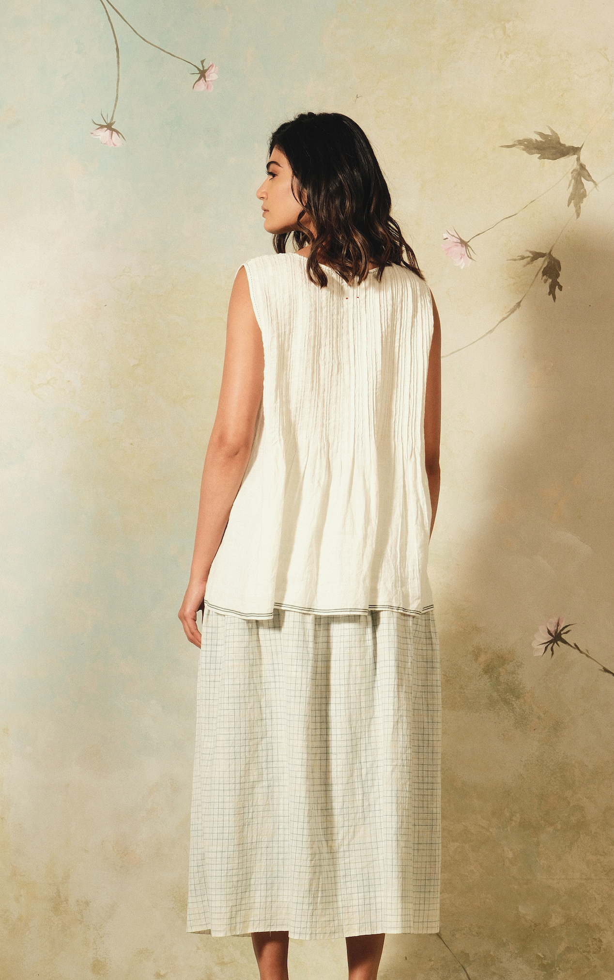 ASPARA TOP - Handwoven Linen Ivory