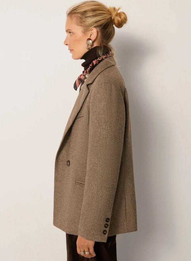JACKIE BLAZER - WALNUT