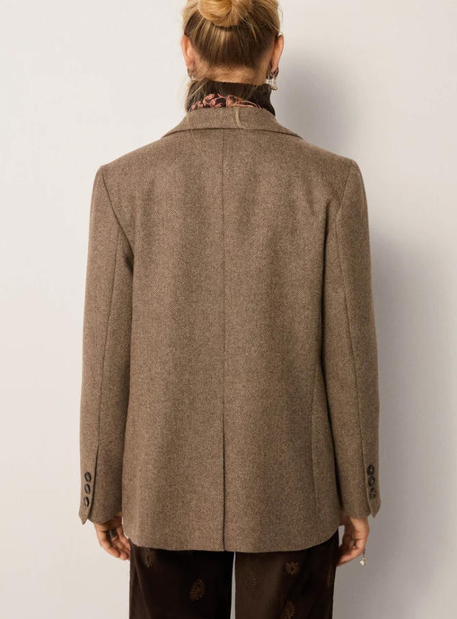 JACKIE BLAZER - WALNUT