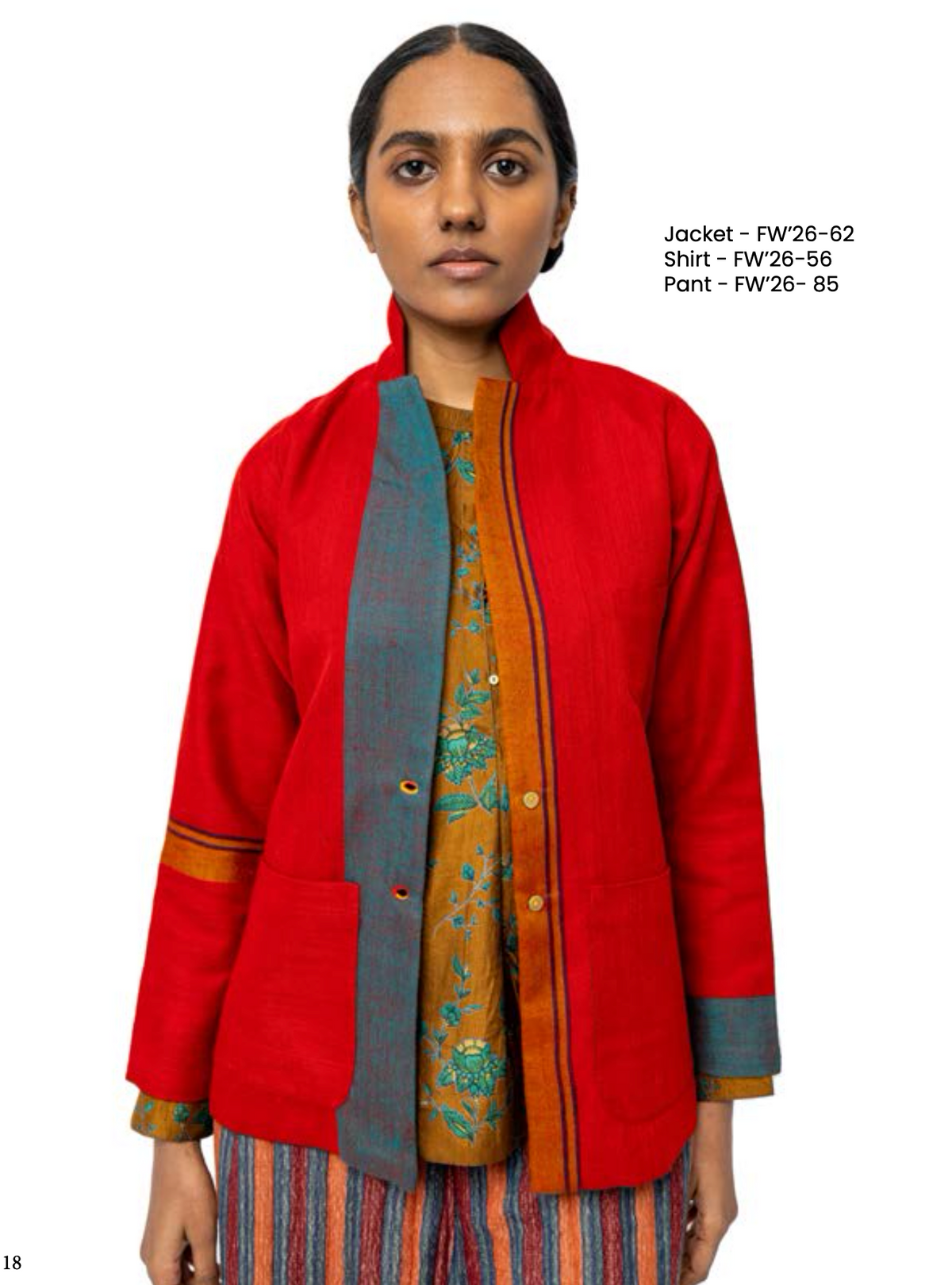 Cashmere Jacket - POST BOX RED