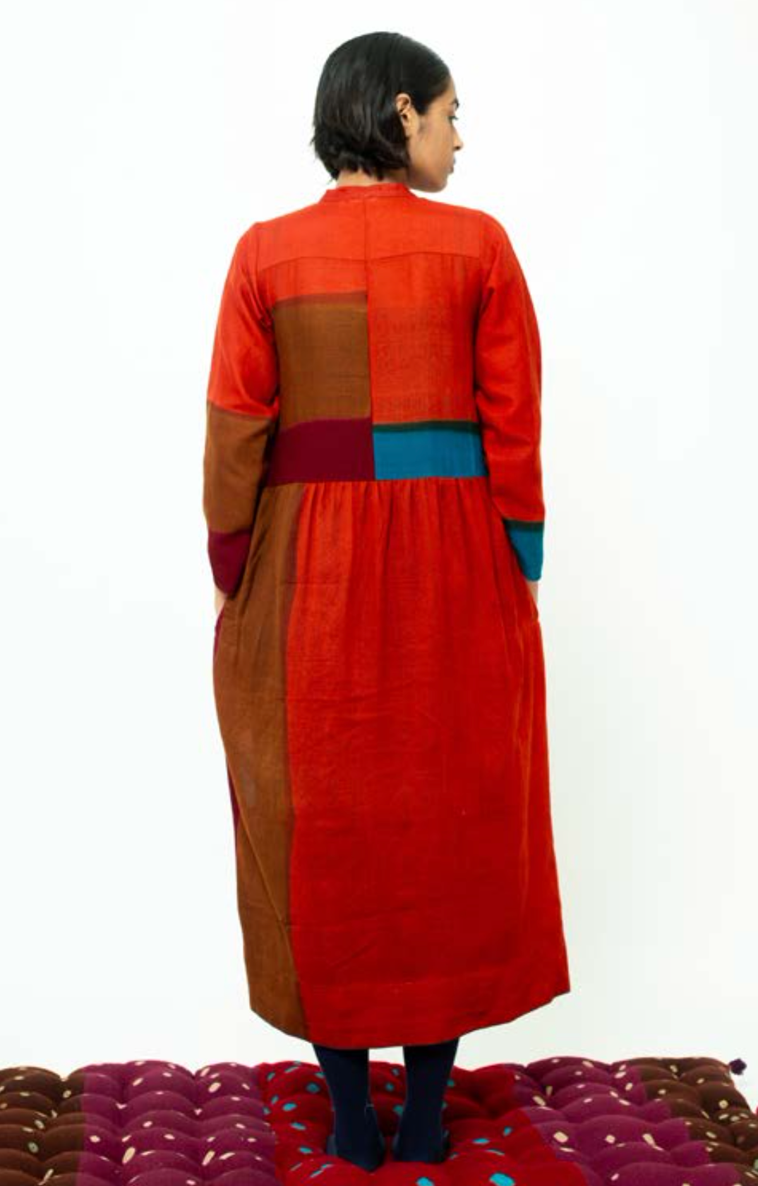 NAOMI Wool Dress - Desert Oasis