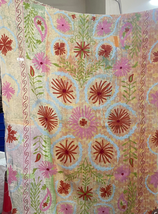 Suzani Vintage Kantha - POPPY