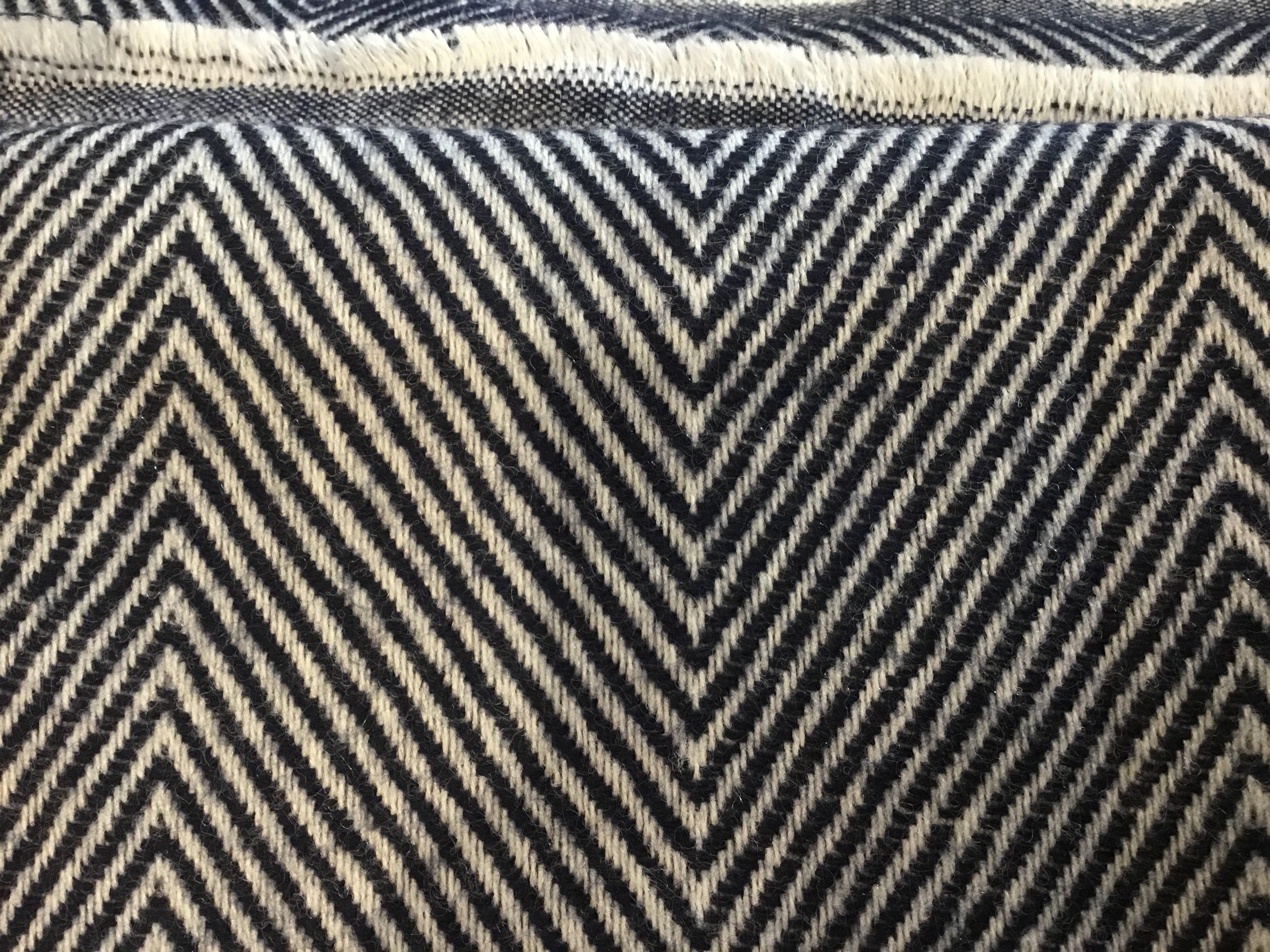 Cashmere Scarf - Chevron Dusk