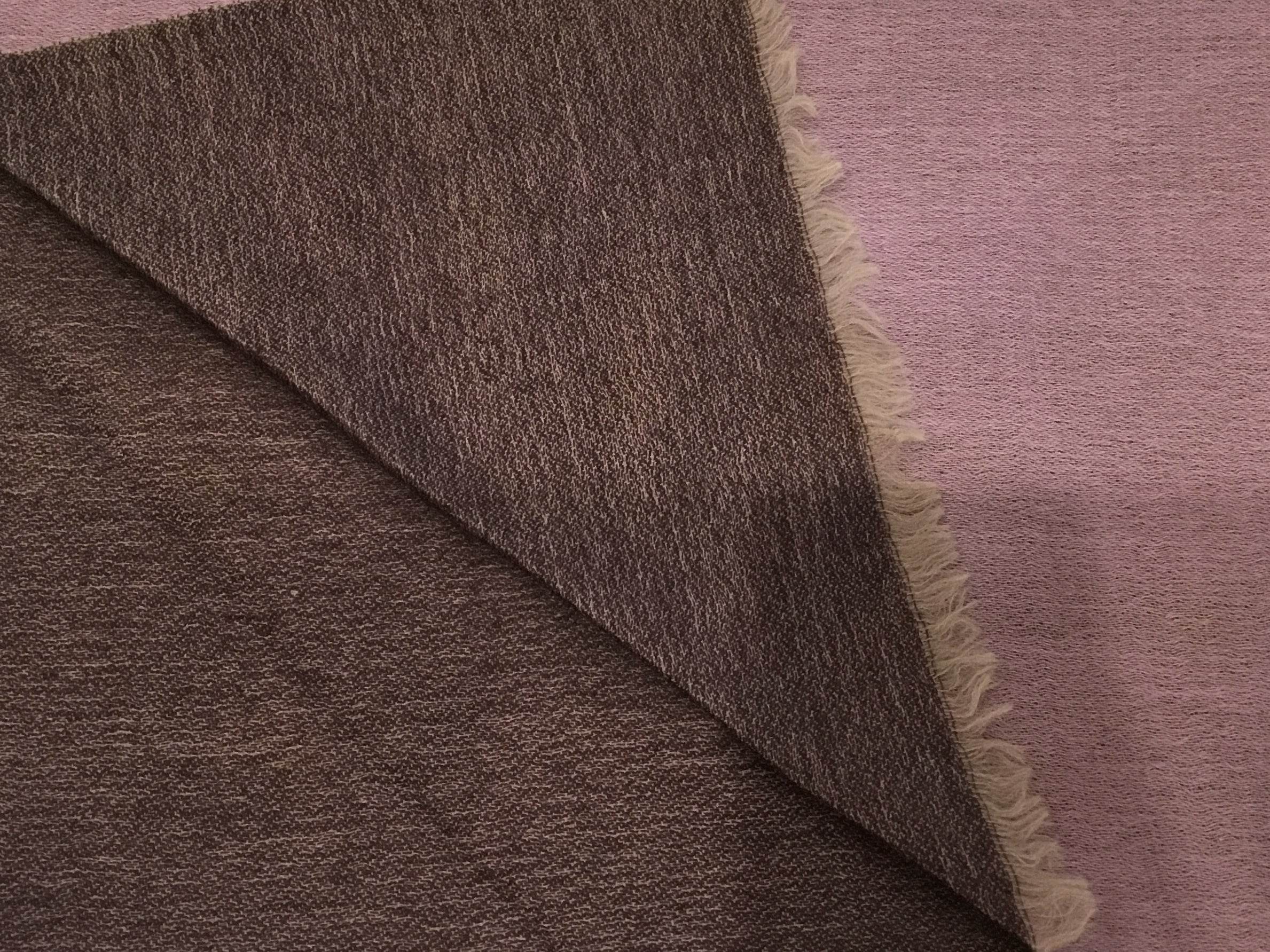 Cashmere Silk Duet Scarf - Purple Haze/ Dusk