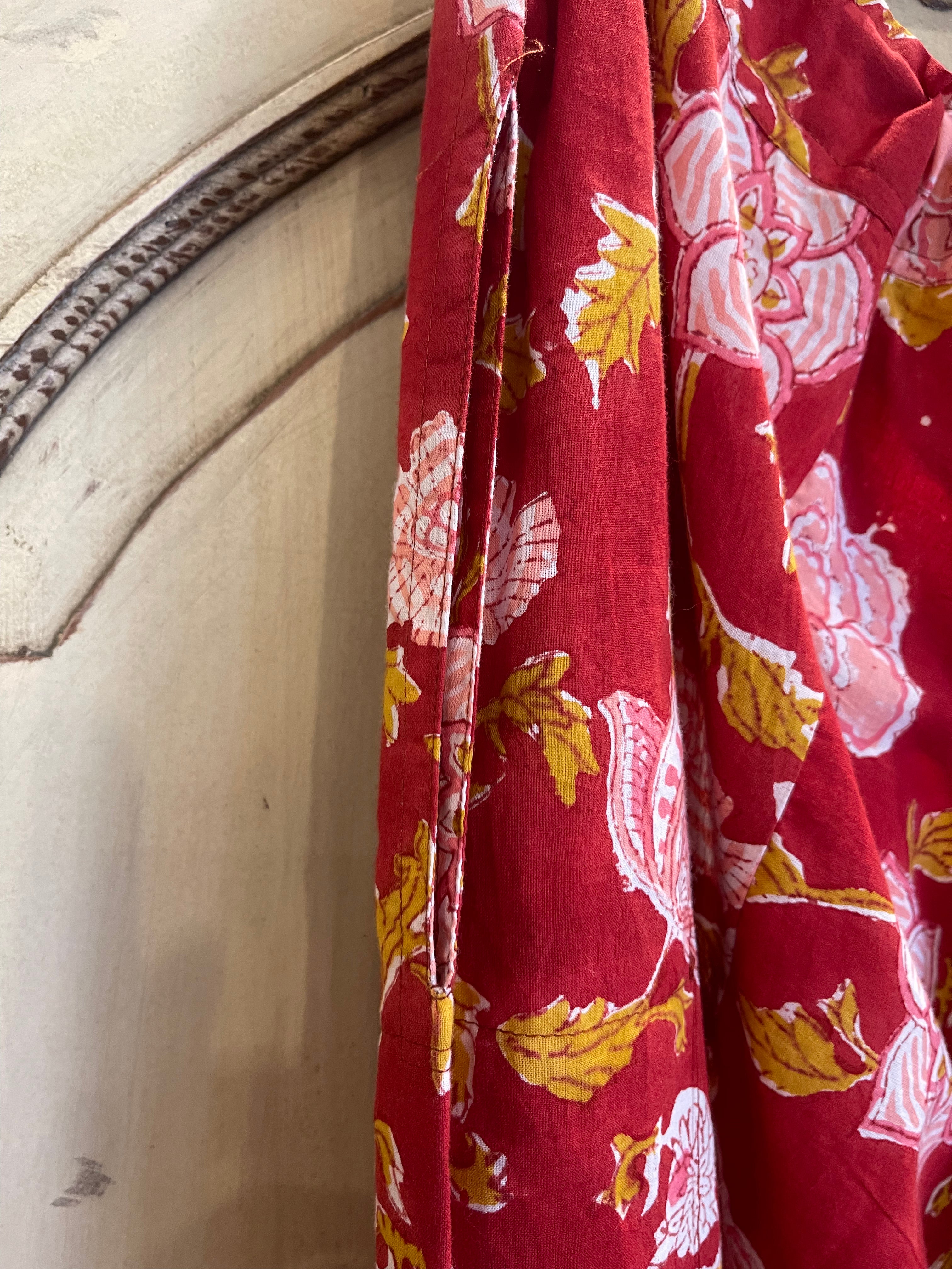 HAREM PANTS - PINK HIBISCUS